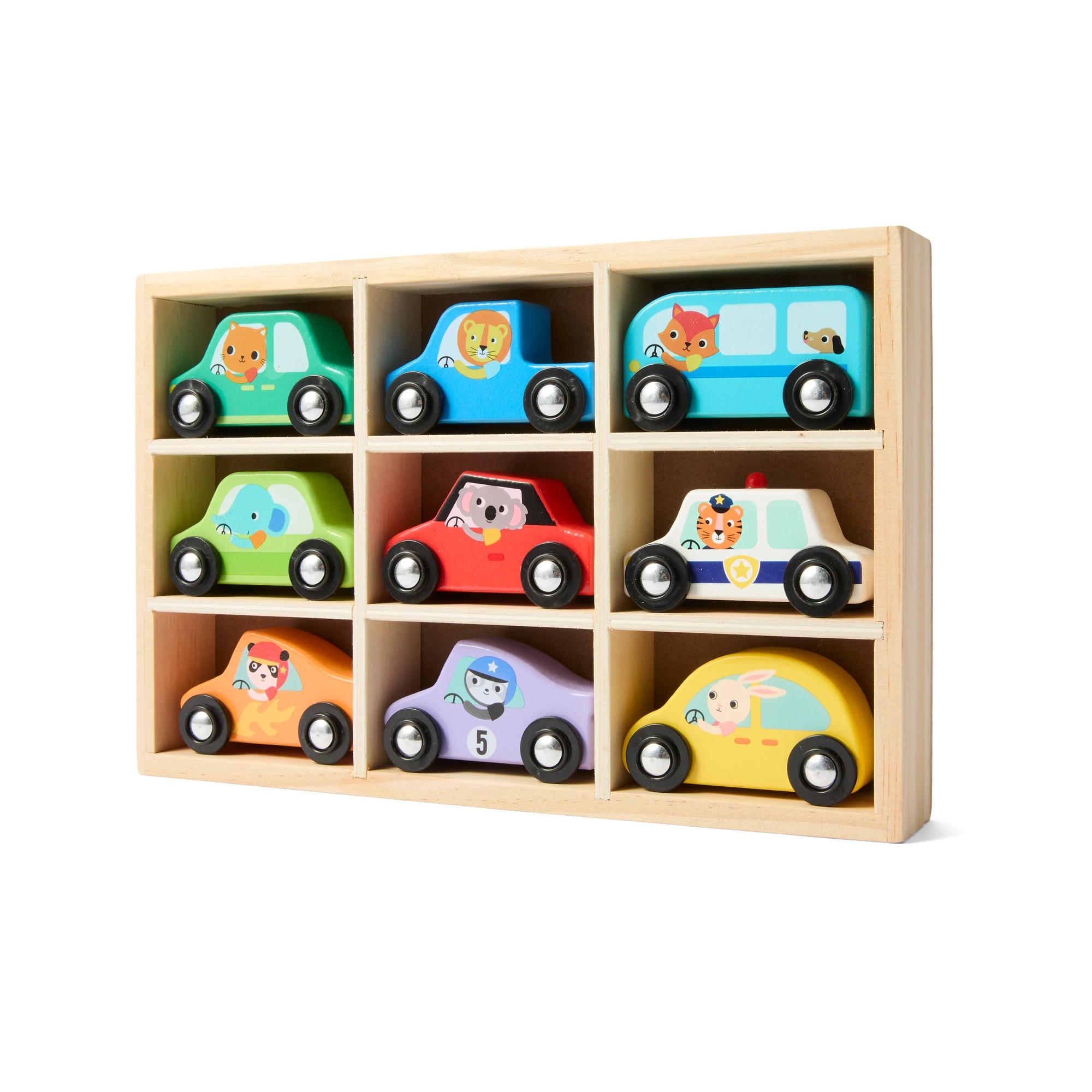 3 Wooden Car Set, 3 of 10