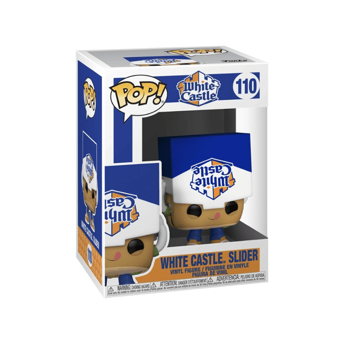 2 Pop Vinyl Figurine White Castle - Slider 10cm Collectible Action Figure - Multi, 2 of 3
