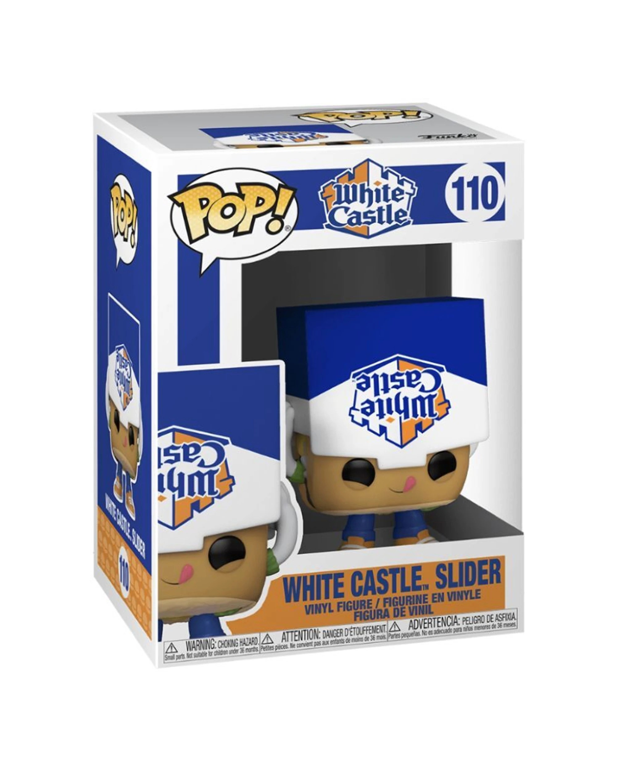 2 Pop Vinyl Figurine White Castle - Slider 10cm Collectible Action Figure - Multi, 2 of 3