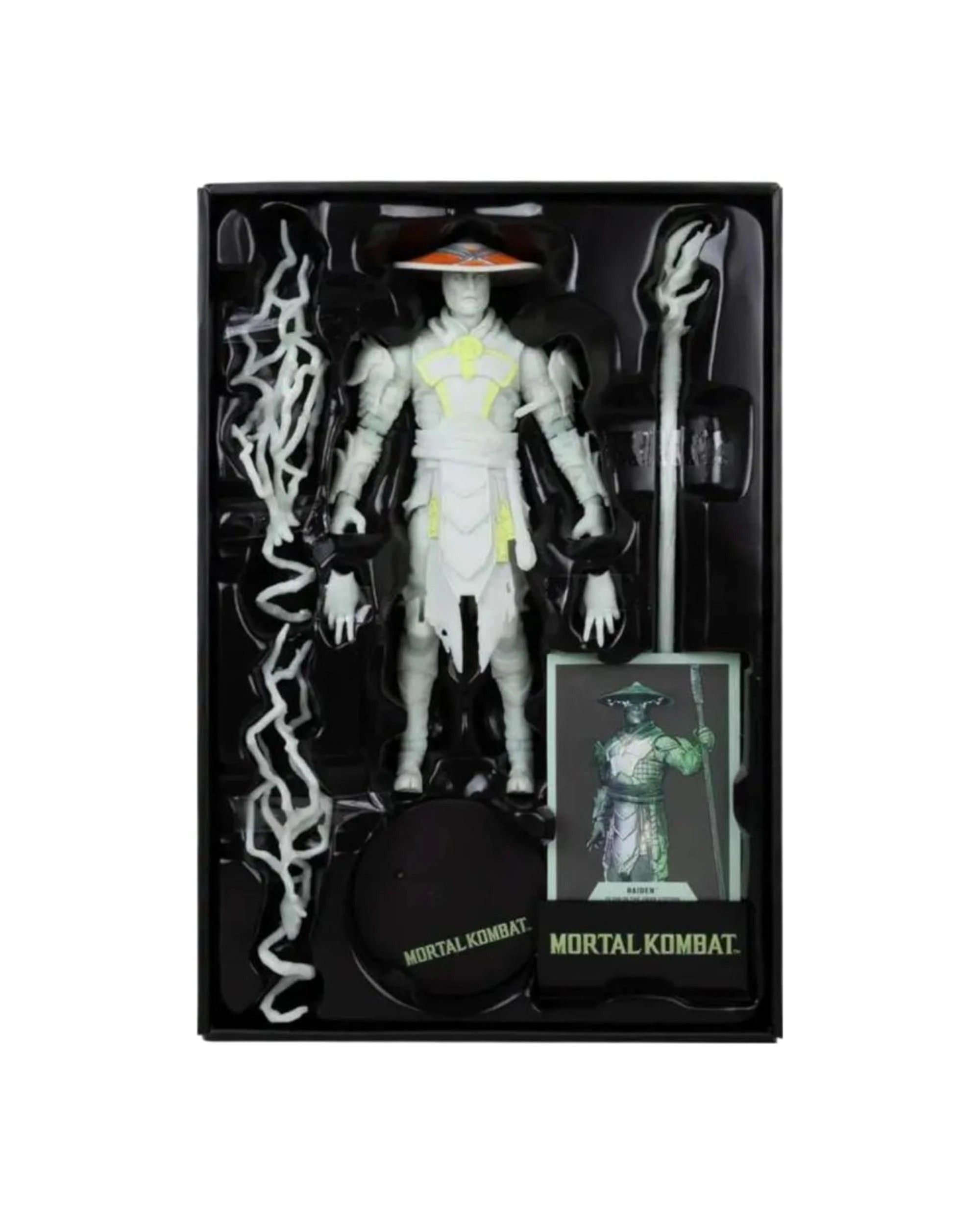 5 Mortal Kombat Raiden Glow in the Dark Edition Gold Label 7 inch Action Figure, 5 of 6