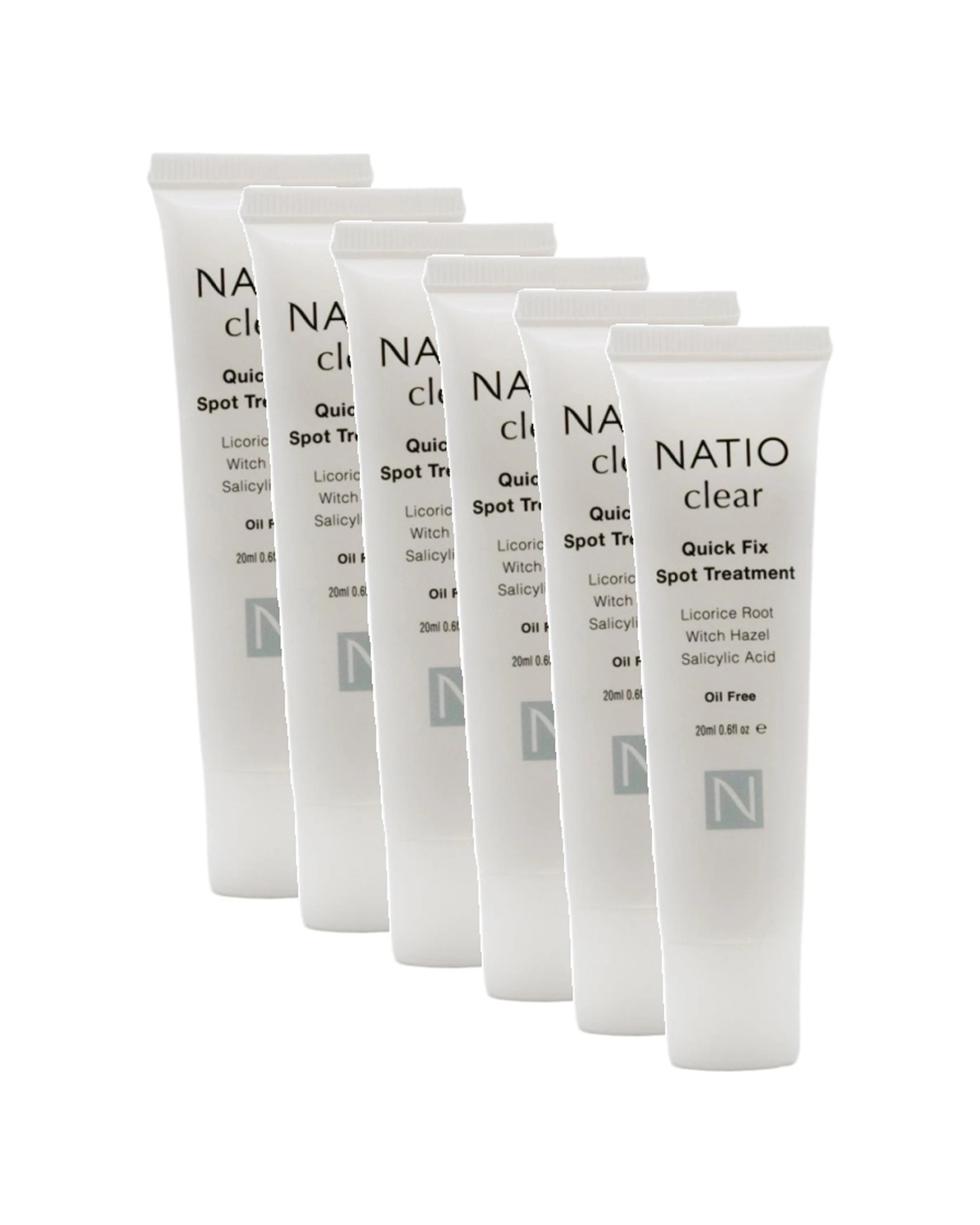 1 Natio 6PK Spot Treatment Quick Fix Licorice Root Witch Hazel 20ml - White, 1 of 3