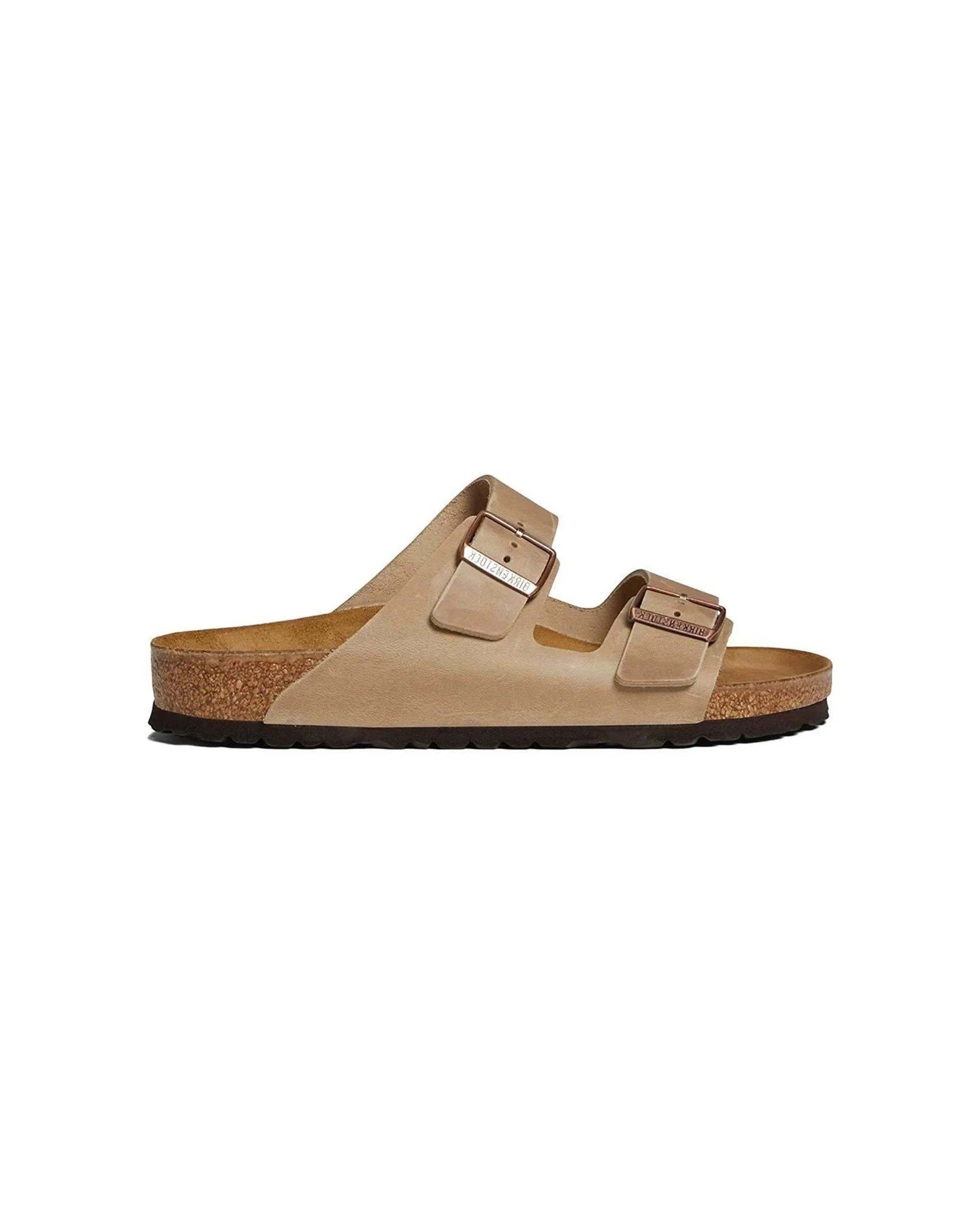1 Birkenstock Arizona Oiled Leather Sandals Narrow TOBACCO BROWN, 1 of 7