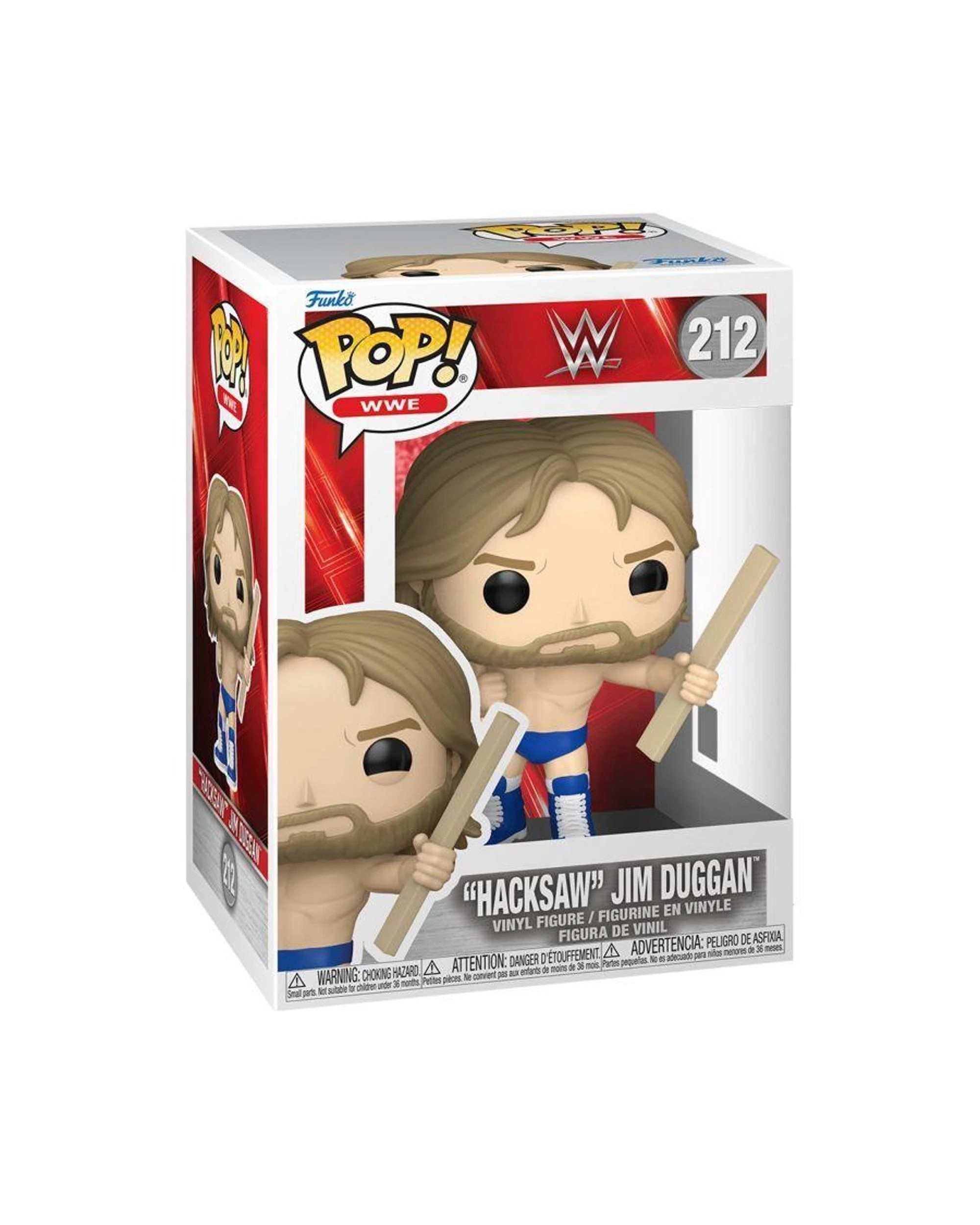 3 WWE Hacksaw Jim Duggan Funko POP! Vinyl, 3 of 3