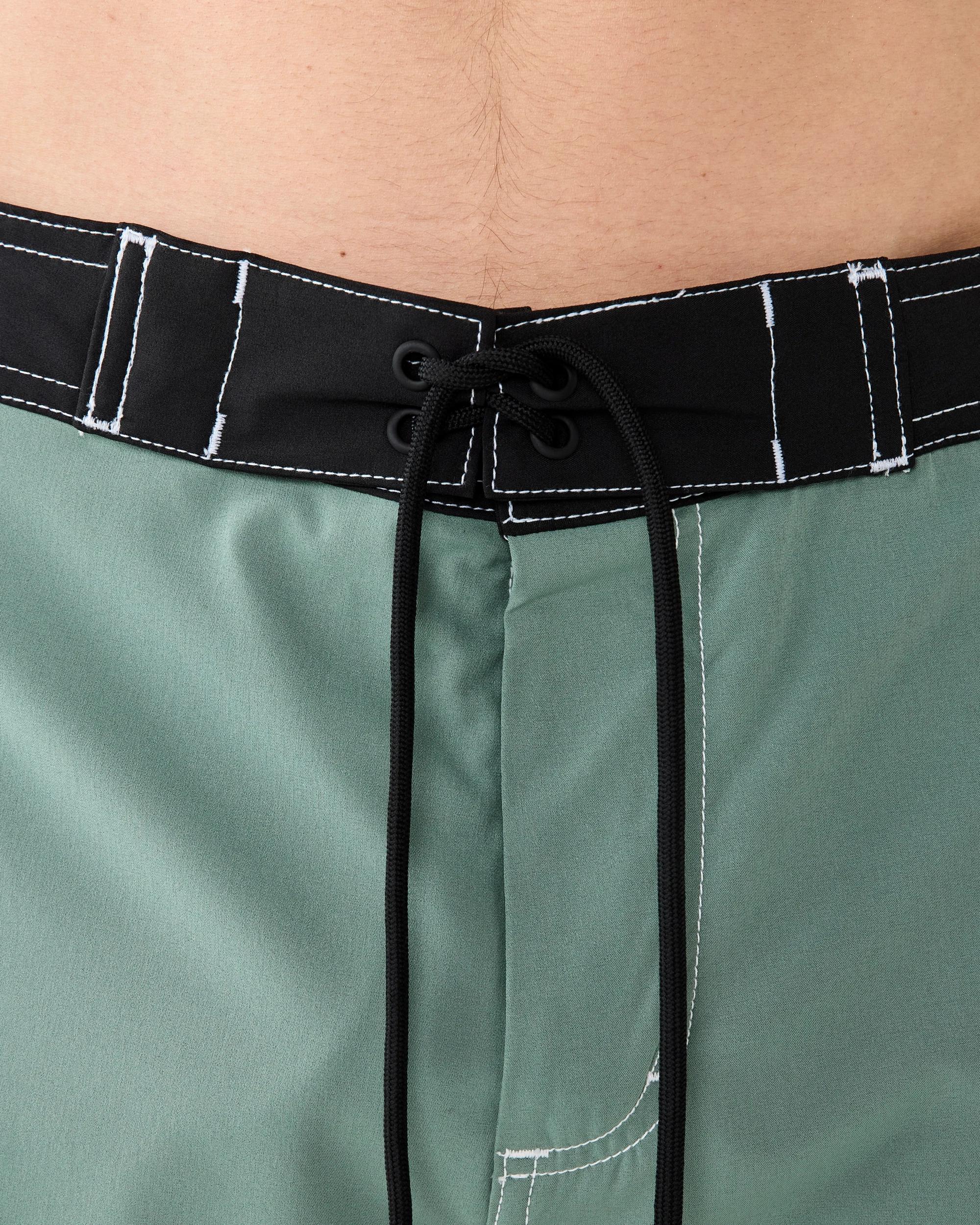 4 Spliced Stretch Swim Boardshorts Grn Agave, 4 of 6