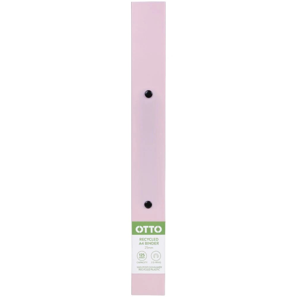 2 Otto A4 2D  Binder 25mm Pink, 2 of 5
