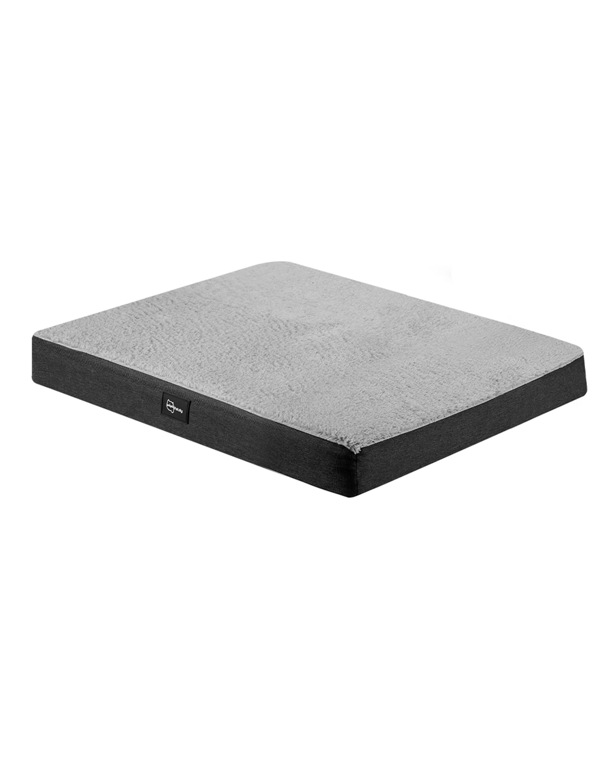 1 Petzly Dog Bed Mat for Pet Machine Washable Cover Waterproof Liner Medium Grey, 1 of 9