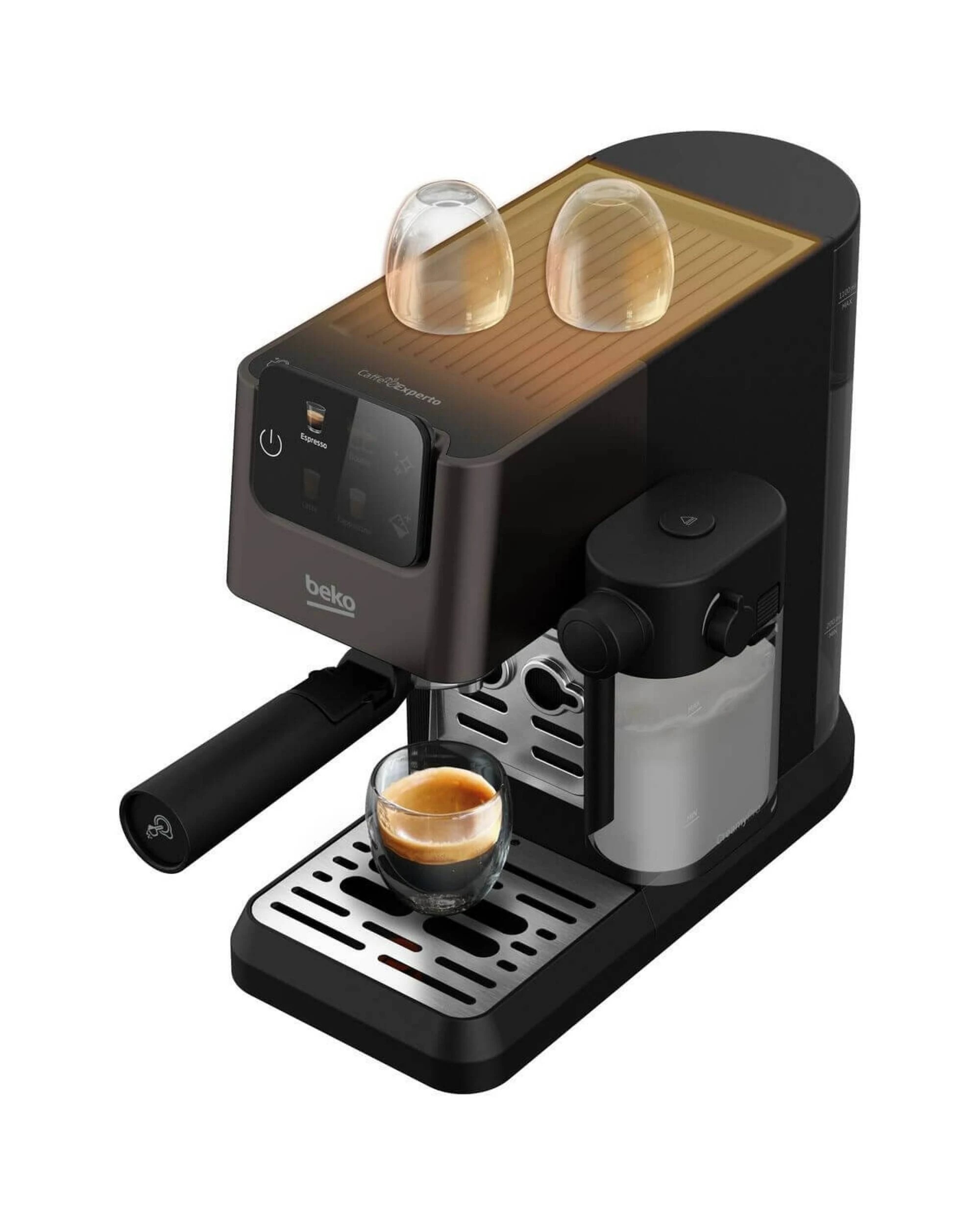 6 Beko CaffeExperto Semi Automatic Espresso Machine with Milk Frother & Cup, 6 of 10