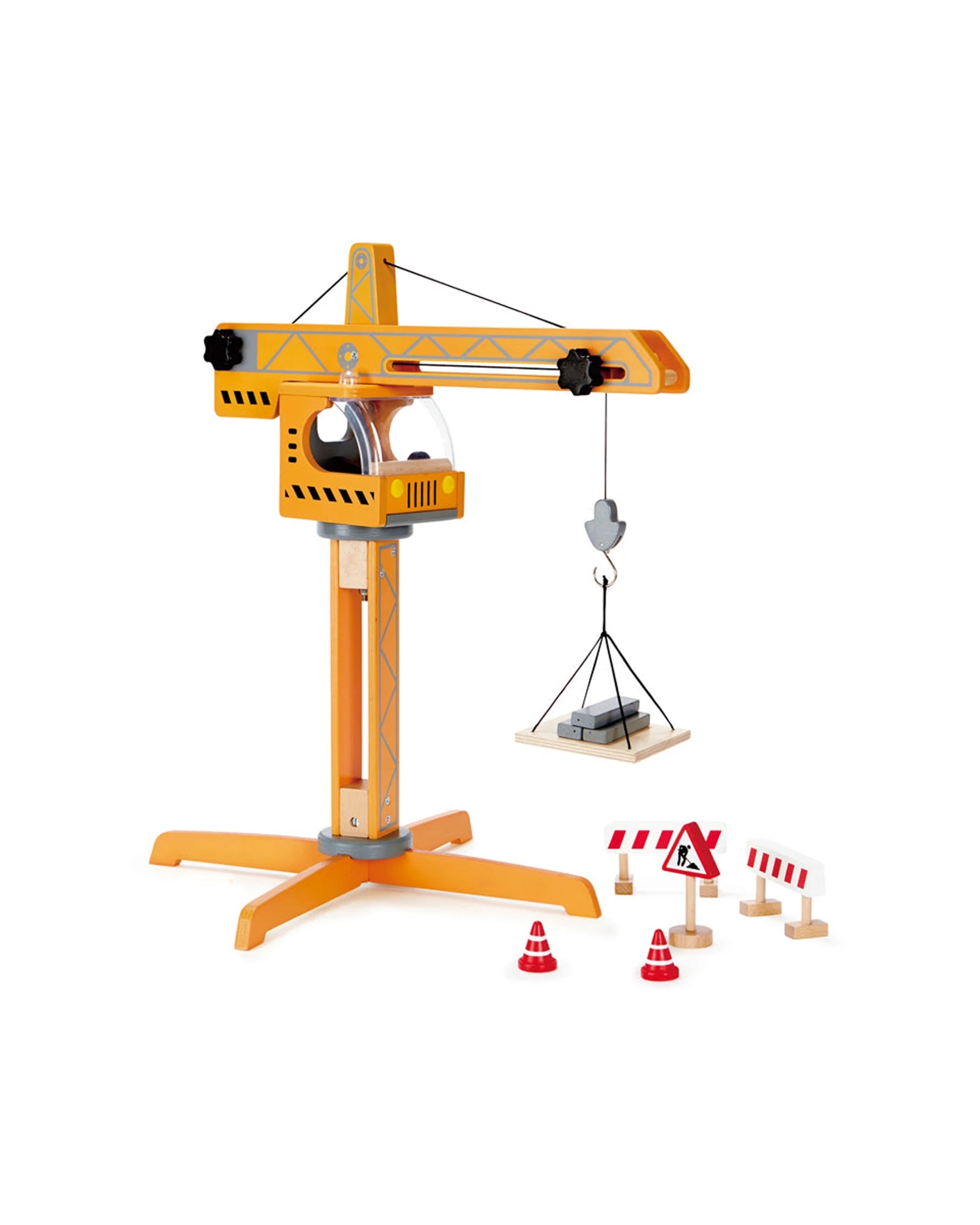 1 Hape Crane Lift Construction Set Kids Imaginative Play Toy - Multi, 1 of 3