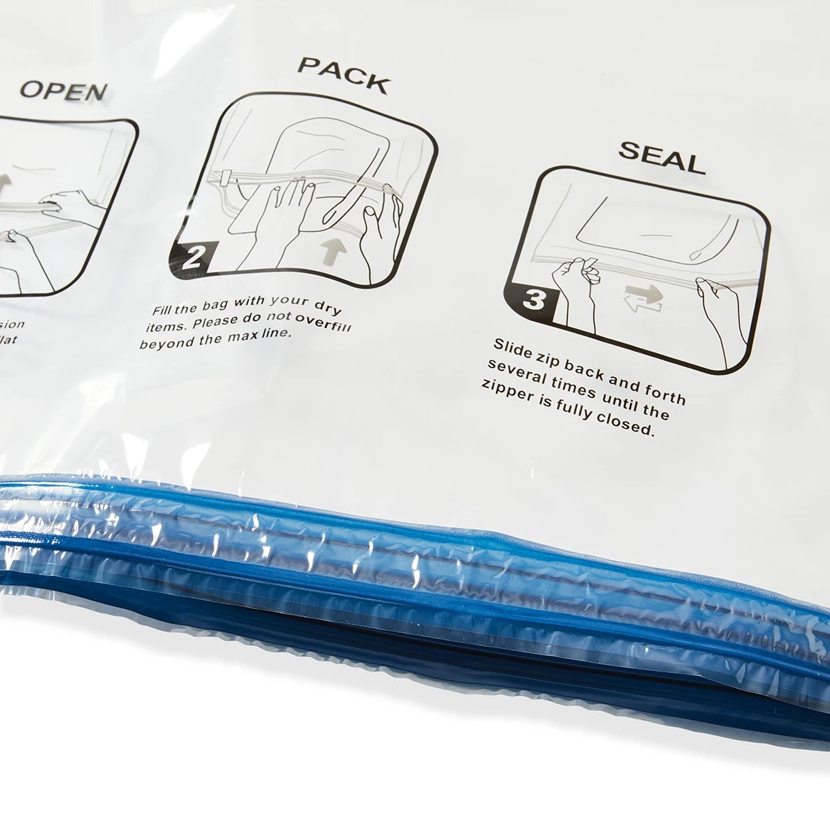 7 4 Pack Extra Large Travel Compression Storage Bags, 7 of 8