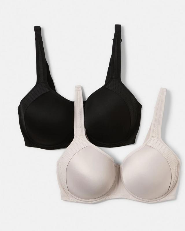 2 Pack Full Figure Medium Support Sports