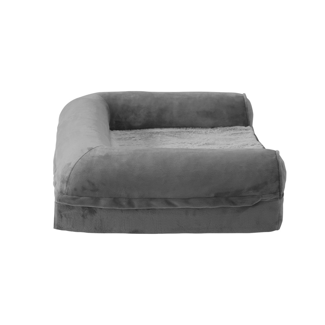 6 Alopet Dog Calming Bed Pet Orthopedic Memory Foam Sofa Washable Cushion X Large
 - Grey, 6 of 8