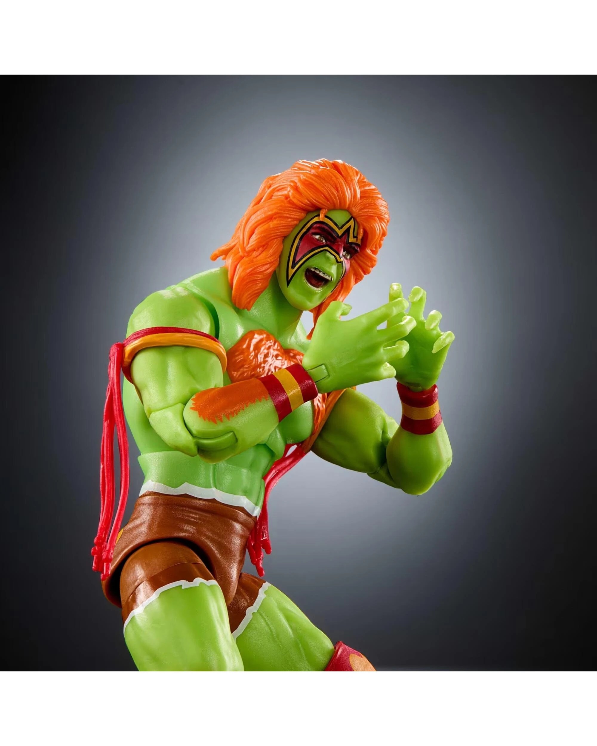 5 WWE x Street Fighter Ultimate Warrior as Blanka Action Figure, 5 of 6