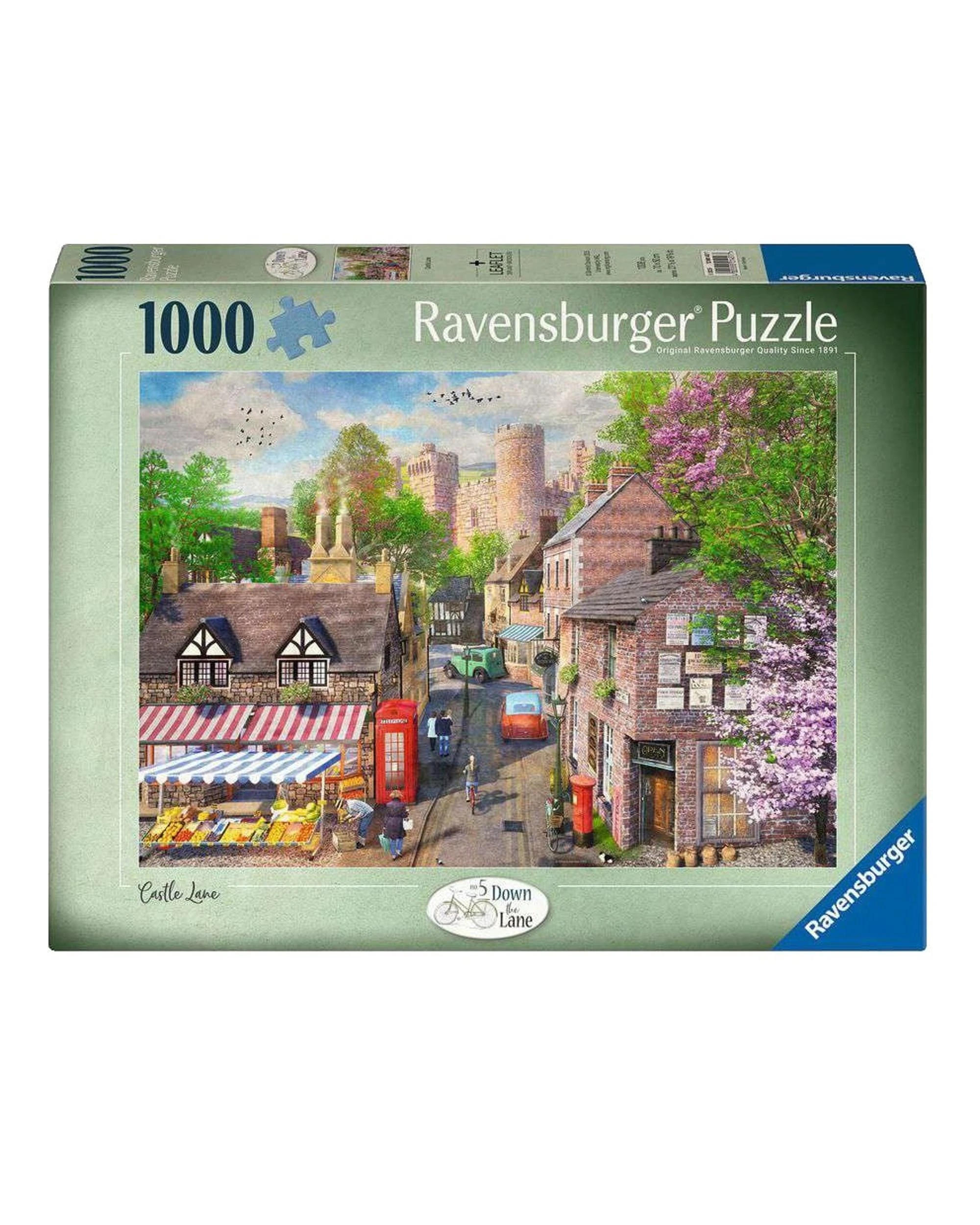 1 Ravensburger Down the Lane No.5 Castle Lane 1000 Piece Jigsaw Puzzle, 1 of 1