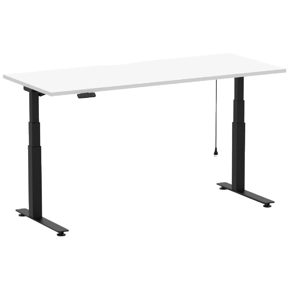 1 Stilford S2 Electric Sit Stand Desk 1800mm Black/White Desks, Tables and Workstations, 1 of 5