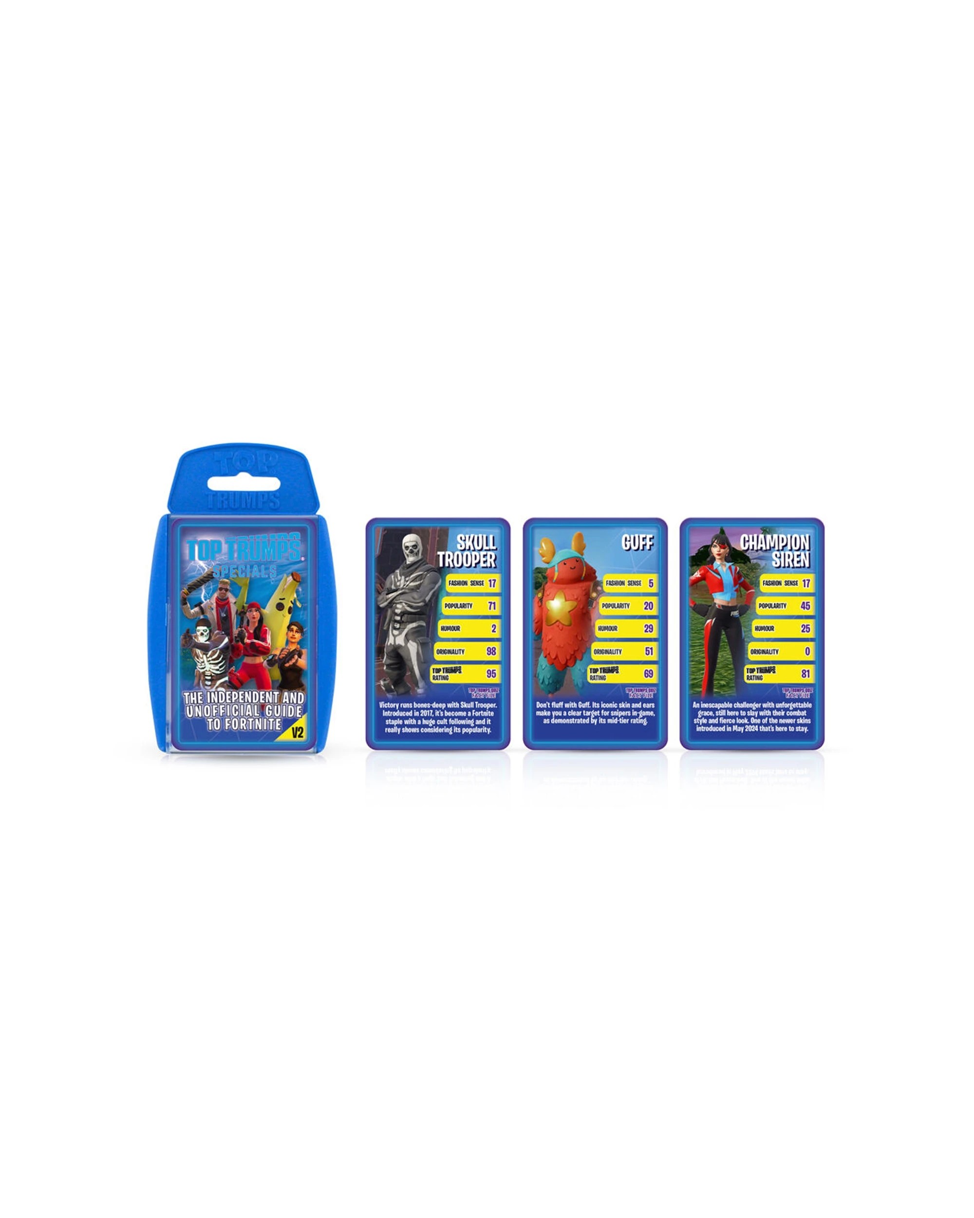 3 TOP TRUMPS 2PK The Independent And Unofficial Guide To Fortnite V2 Card Game - Blue, 3 of 8