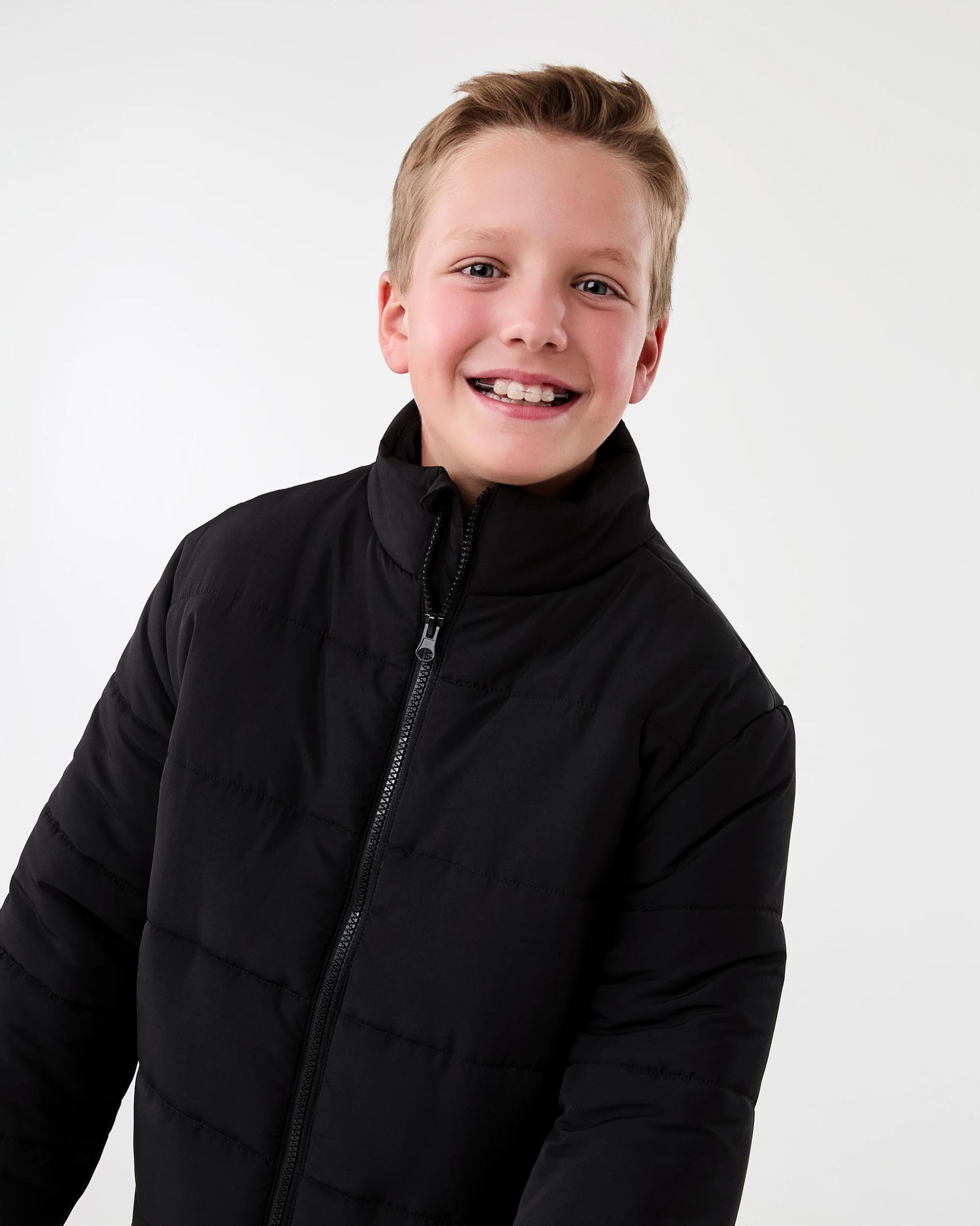 4 Lightweight Puffer Jacket Black, 4 of 8