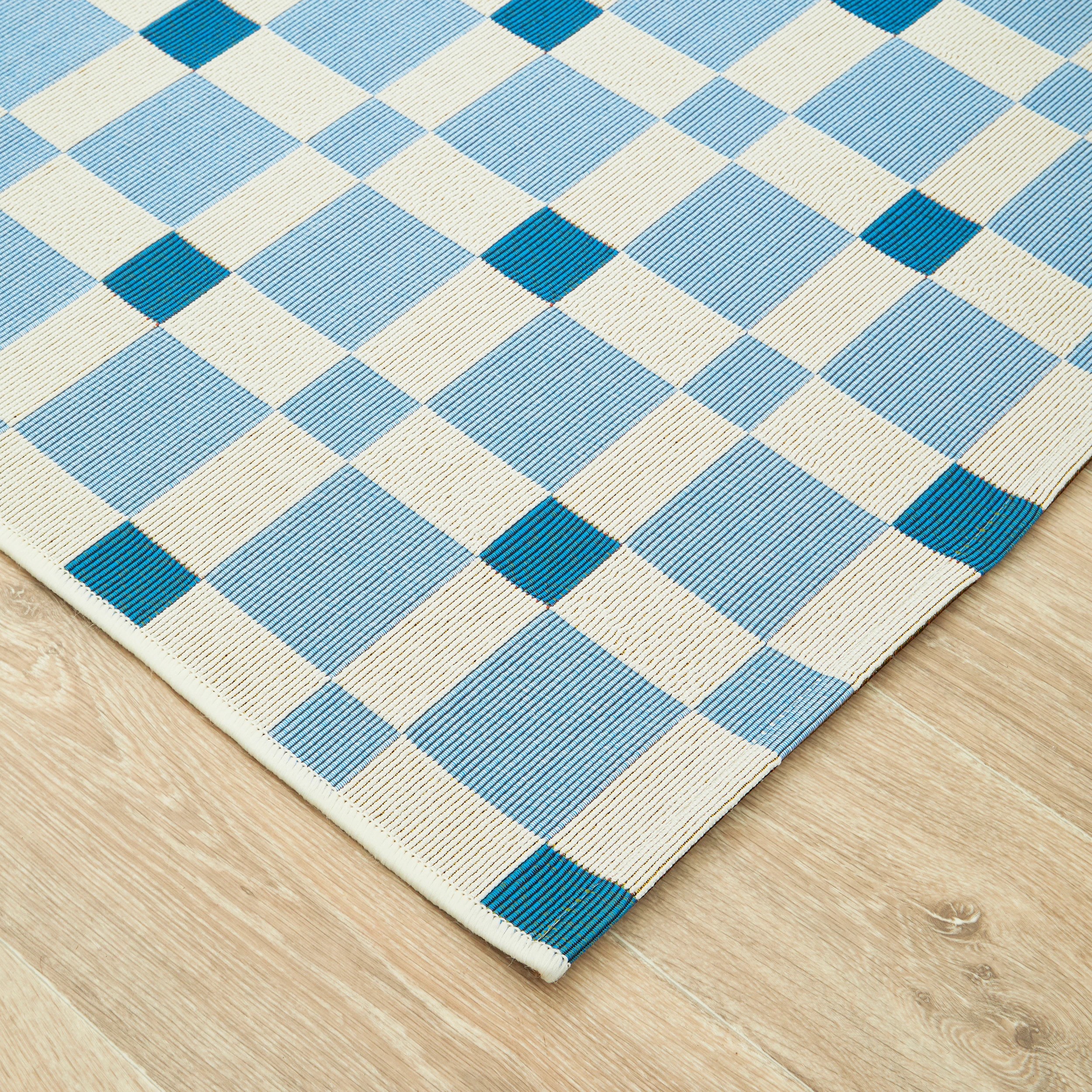 3 Common Ground Rugs Horizon Tito 285x200cm - Large Outdoor Rug - Blue, 3 of 7