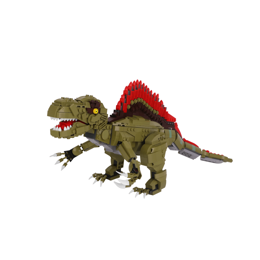 2 1012 Piece Mini Blocks Dinosaur Series: Large Spinosaurus, 2 of 3
