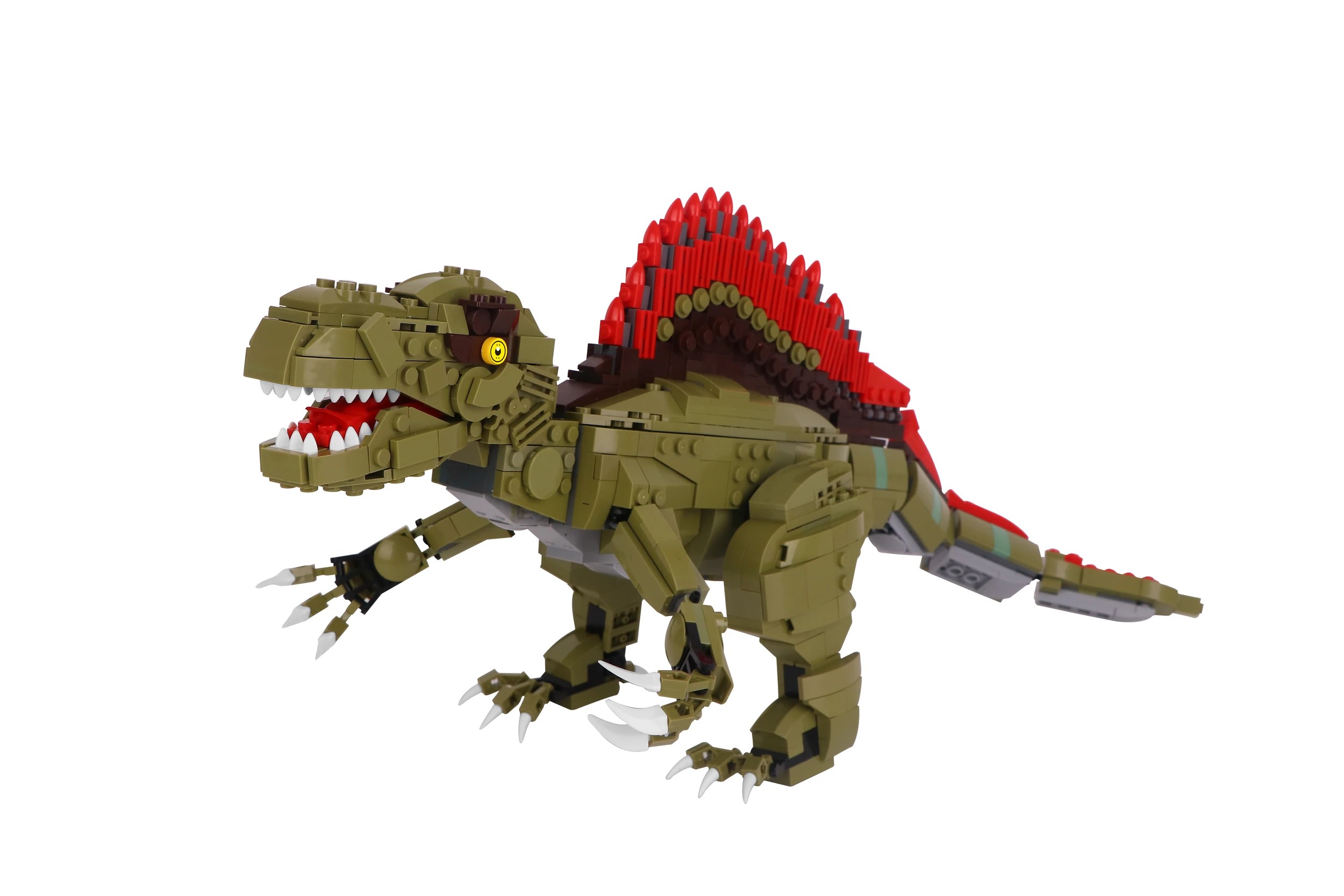 2 1012 Piece Mini Blocks Dinosaur Series: Large Spinosaurus, 2 of 3
