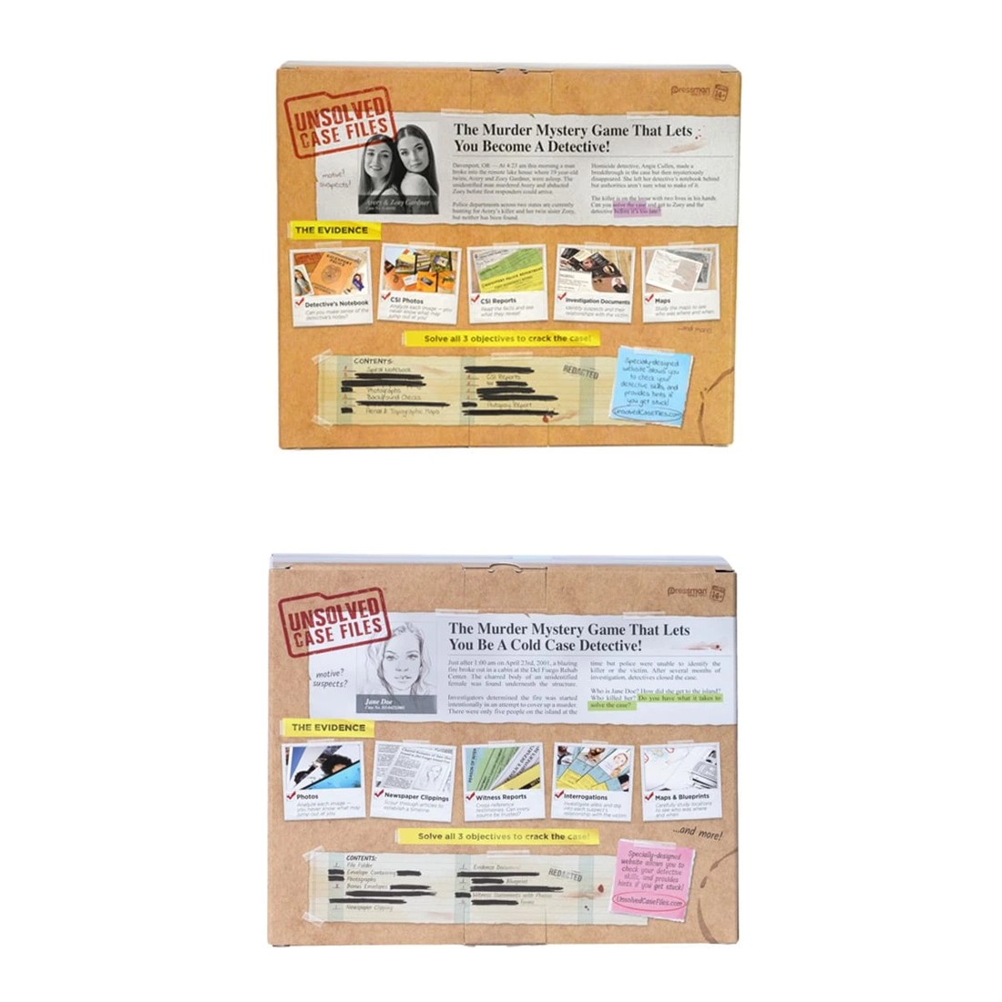 2 Unsolved Case Files - Assorted, 2 of 6