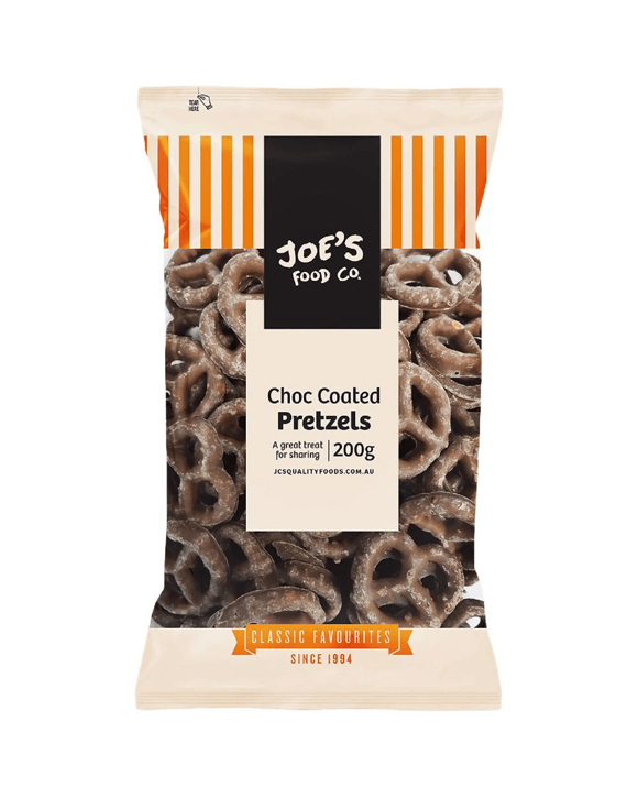 Joe's Food Co. Choc Coated Pretzels 200g