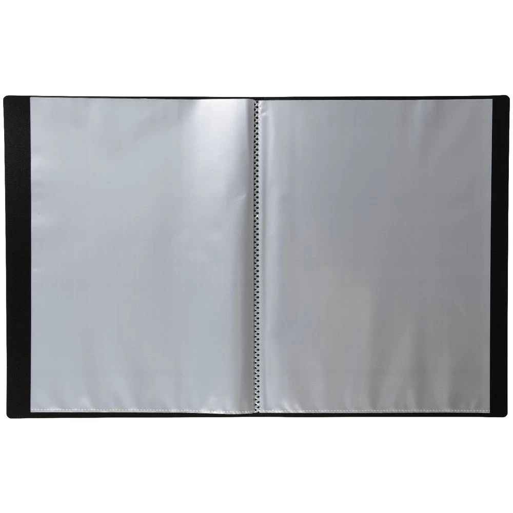 3 J.Burrows Antibacterial Display Book 20 Pockets Black, 3 of 4