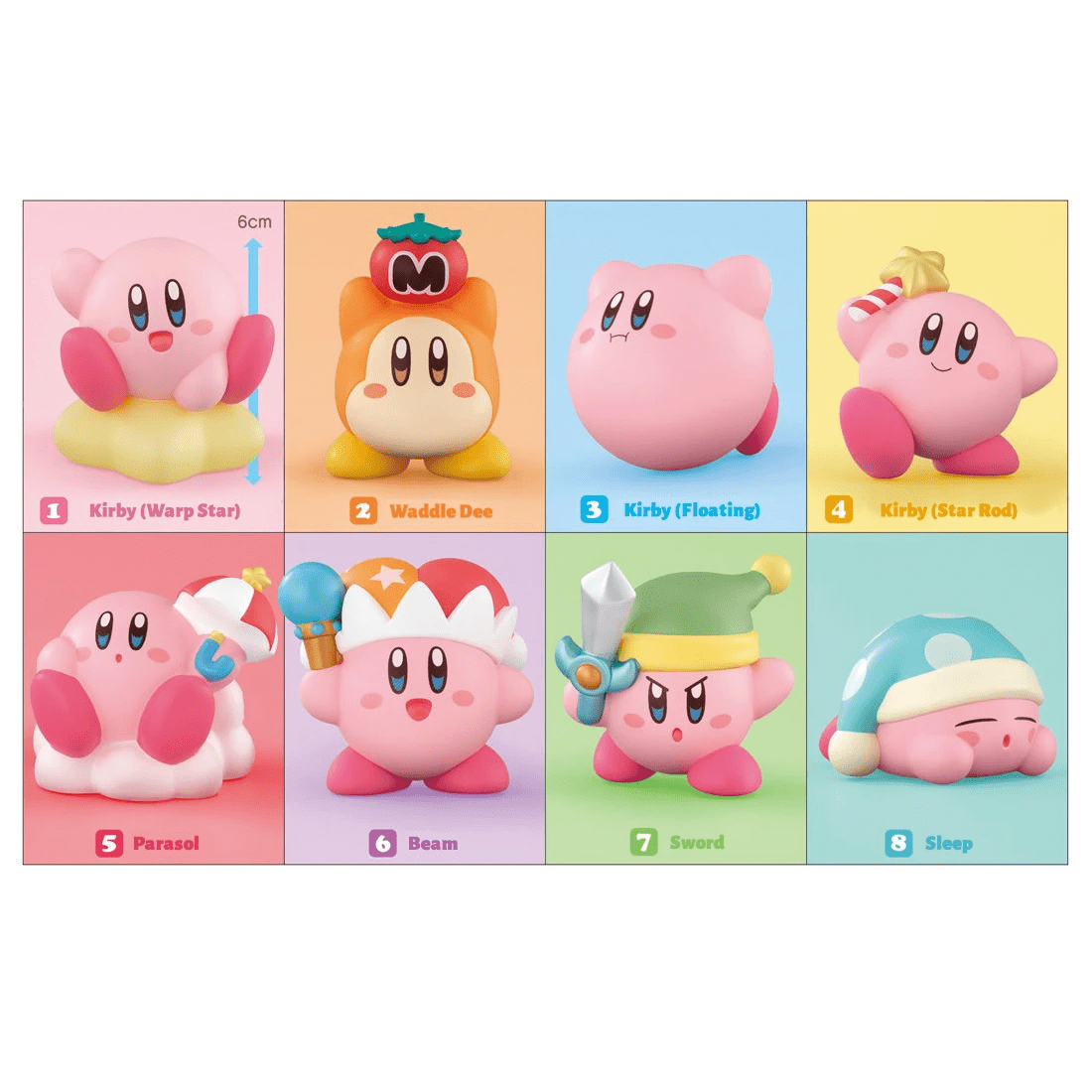 2 Bandai Candy Kirby Friends Blind Box Figures Volume 1 - Assorted, 2 of 9