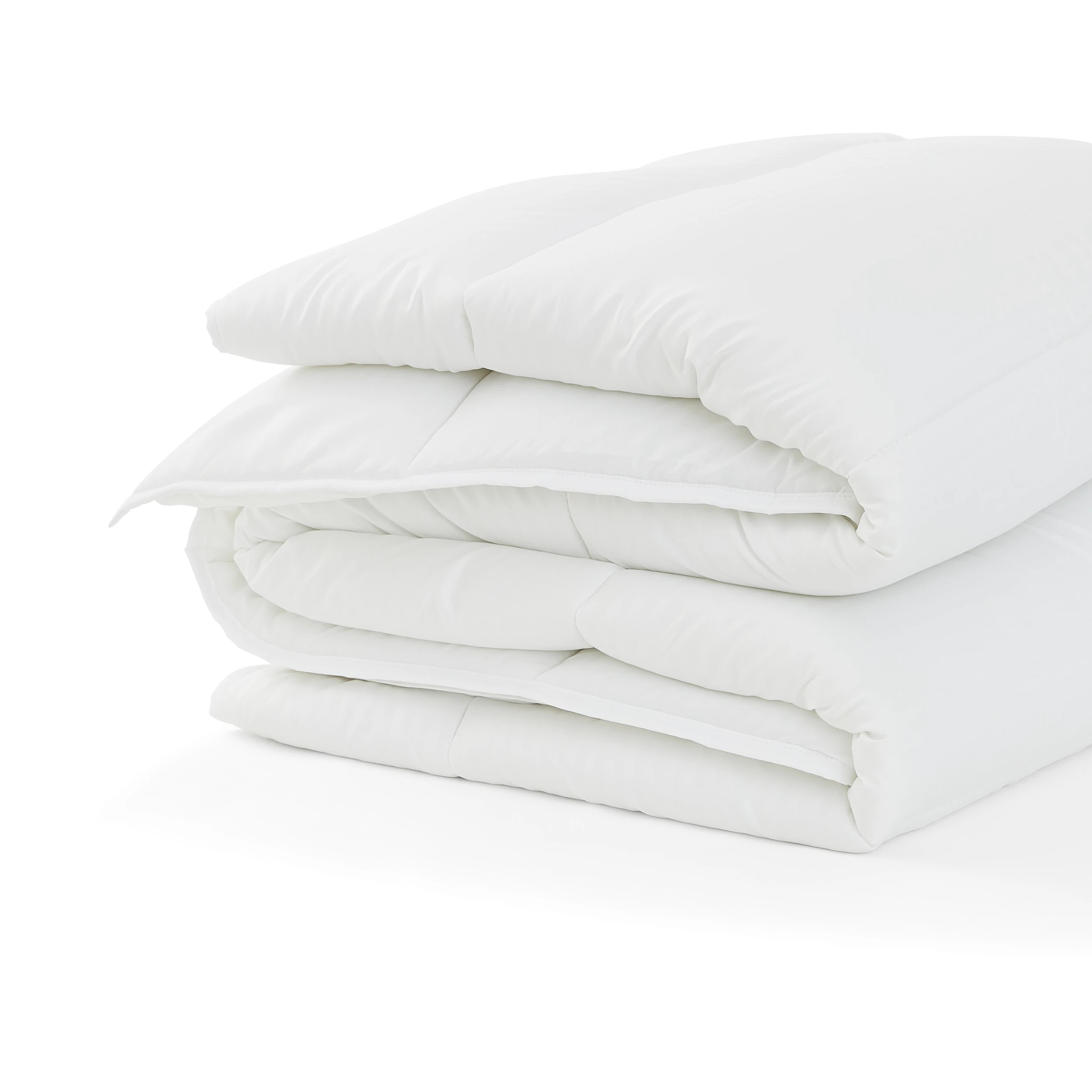 2 High Warmth Luxury High Loft Quilt - King Bed, White, 2 of 6