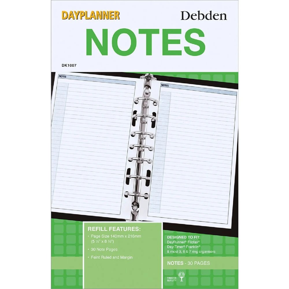 1 Collins Dayplanner Desk Lined Notes Refill, 1 of 2