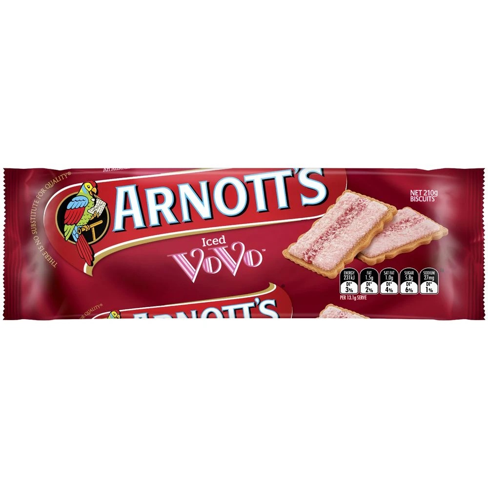 2 Arnott's Iced VoVo Biscuits 210g, 2 of 4