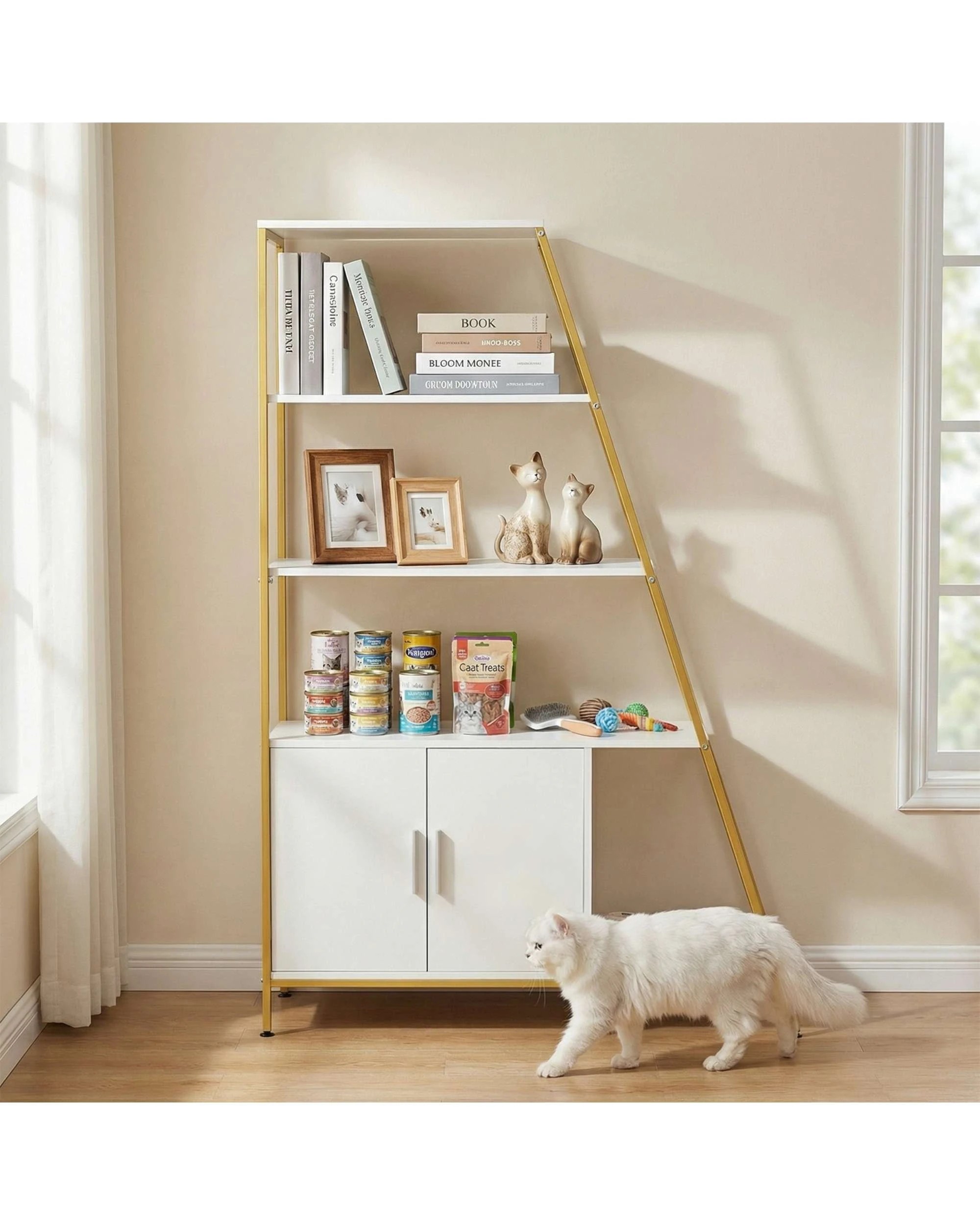 5 Advwin 2-in-1 Cat Litter Box Enclosure, 5 of 10