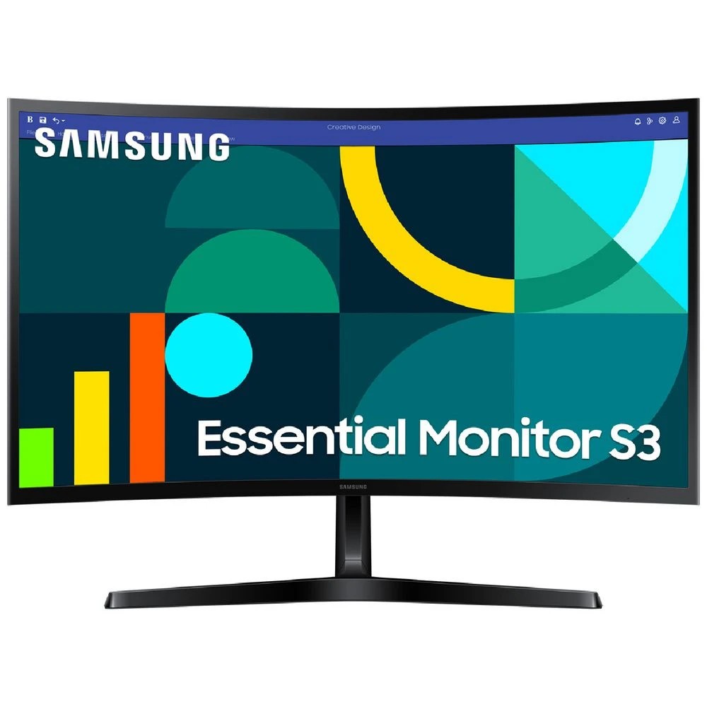 1 Samsung 27" FHD 100Hz 4ms VA Curved Monitor S36GD, 1 of 6