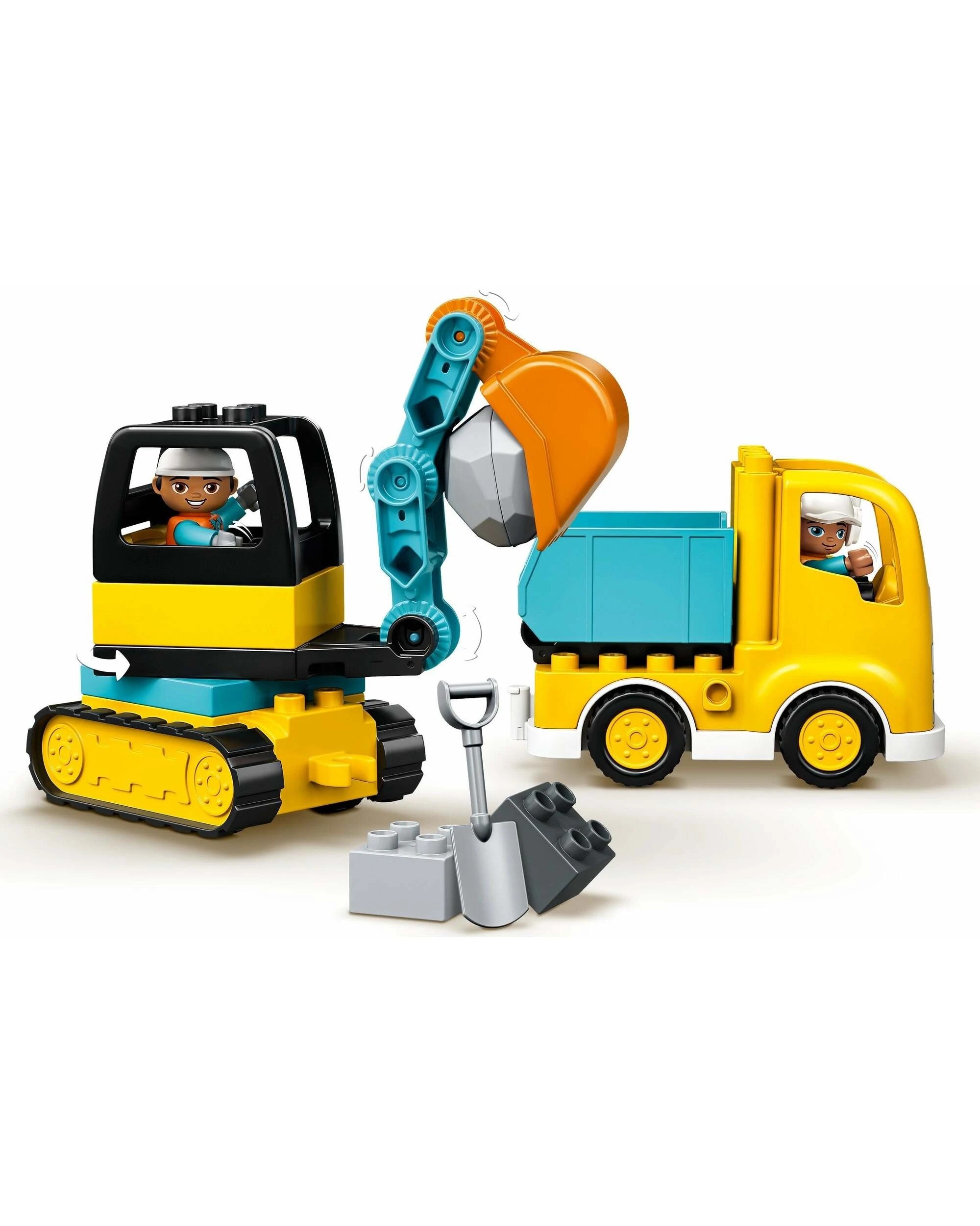 4 LEGO DUPLO 10931 Truck and Tracked Excavator, 4 of 5