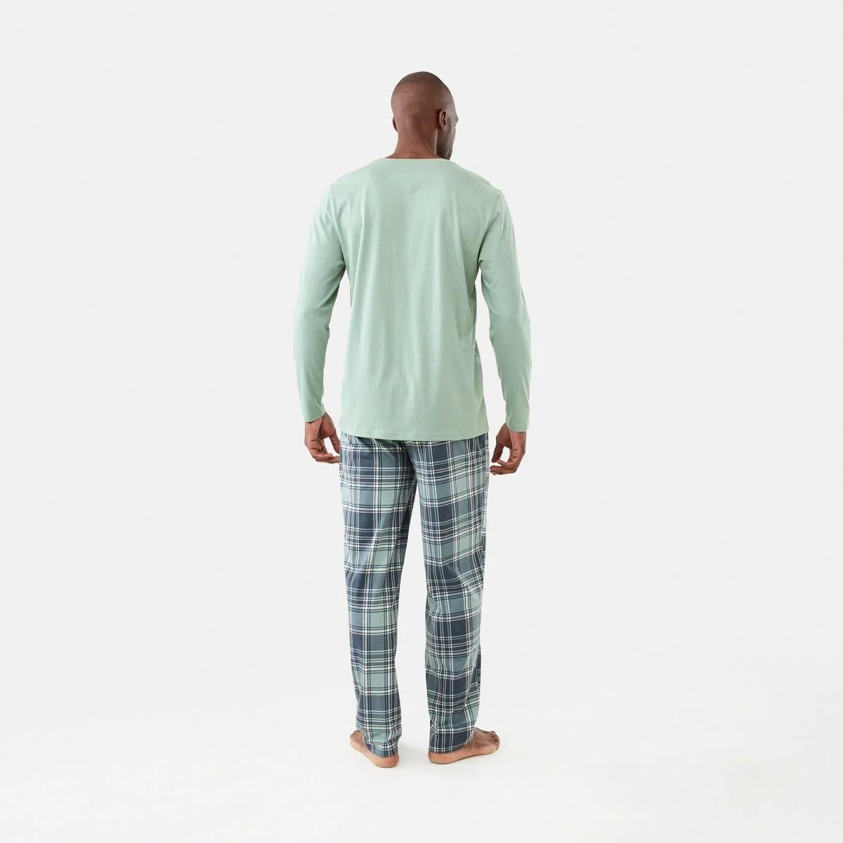 3 Long Sleeve Crew Neck Pyjama Set Espressoyo, 3 of 7