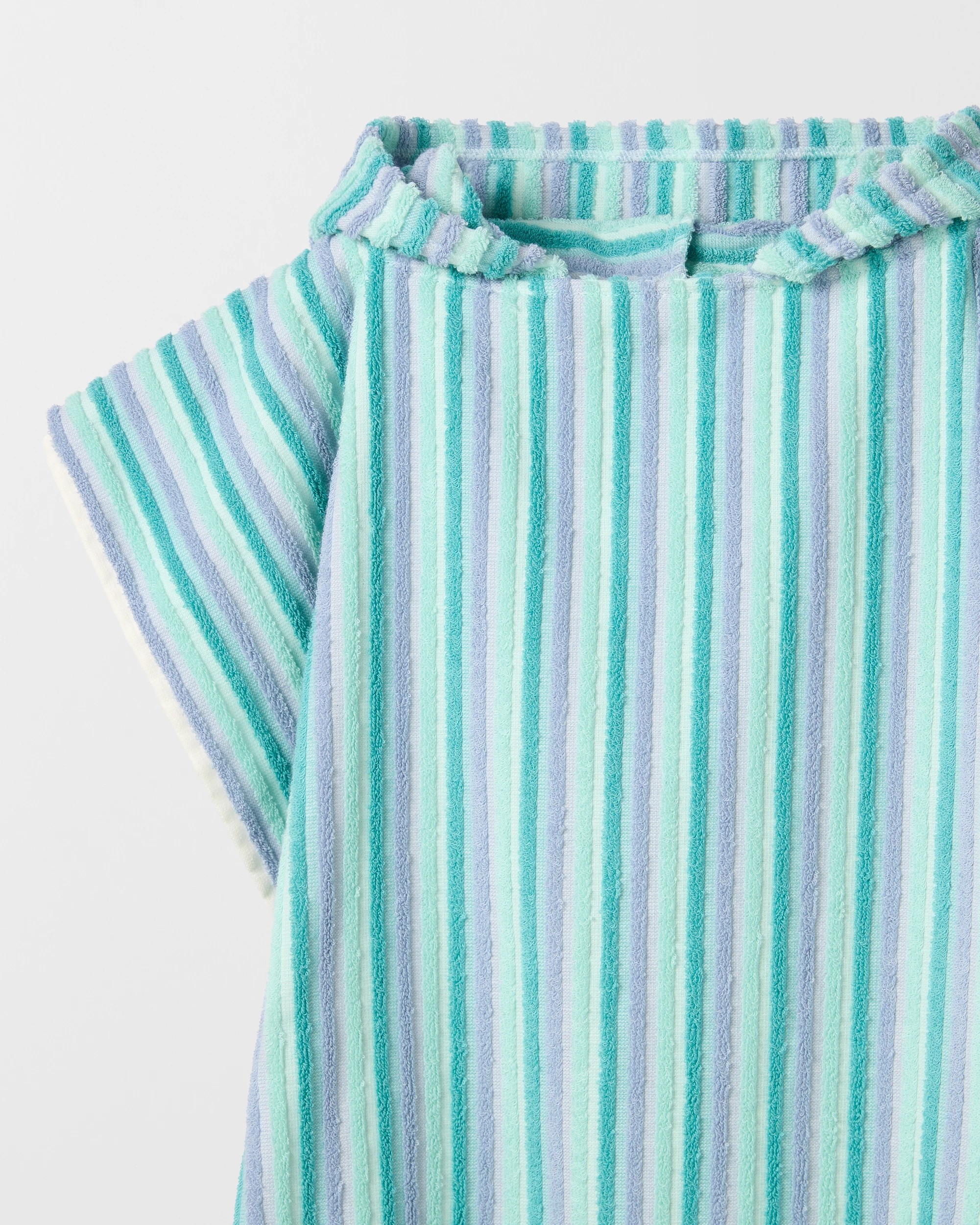 2 Target Kids Multi Rib Hooded Beach Towel
 - Blue, 2 of 3