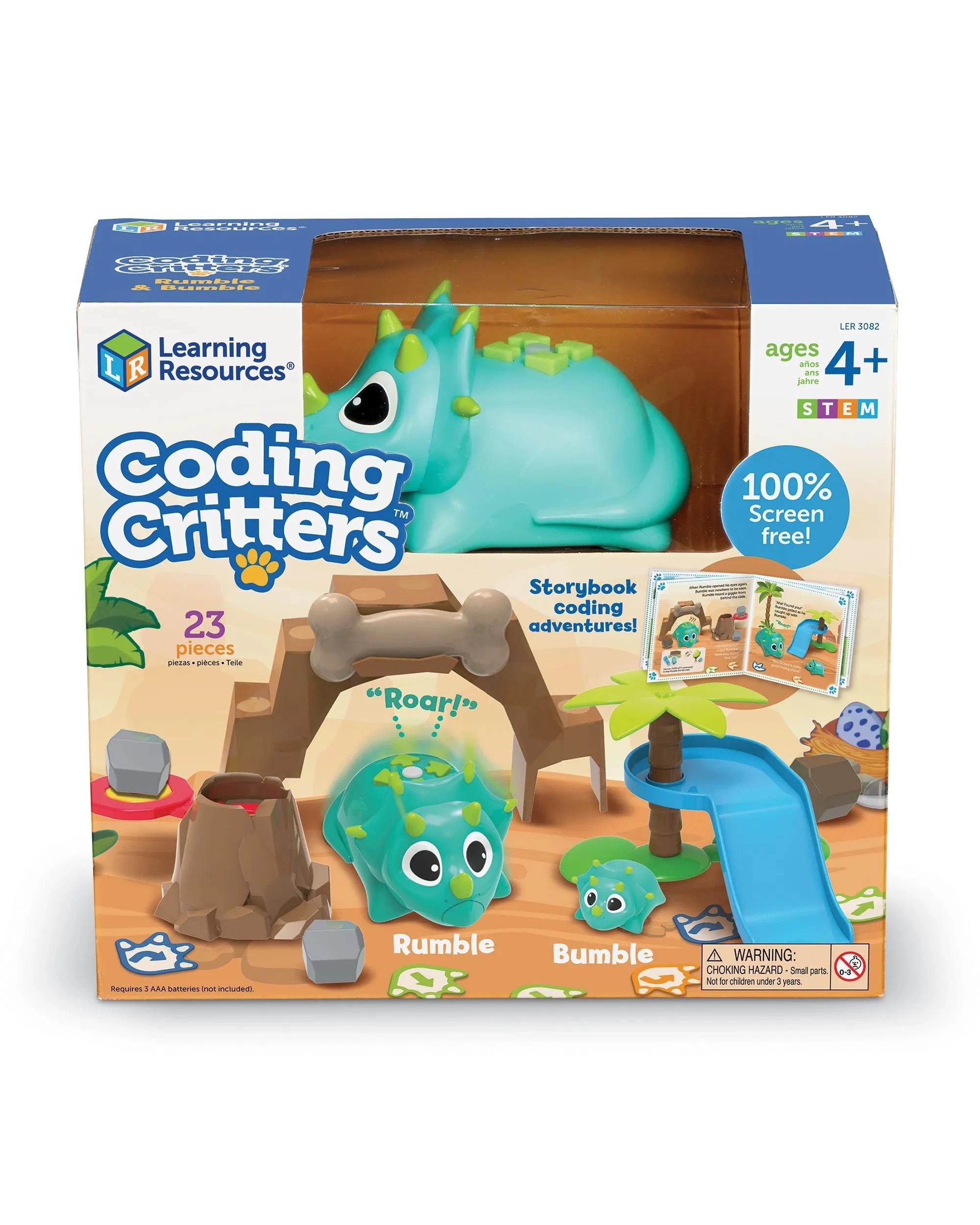 1 Learning Resources Coding Critters Rumble and Bumble, 1 of 8