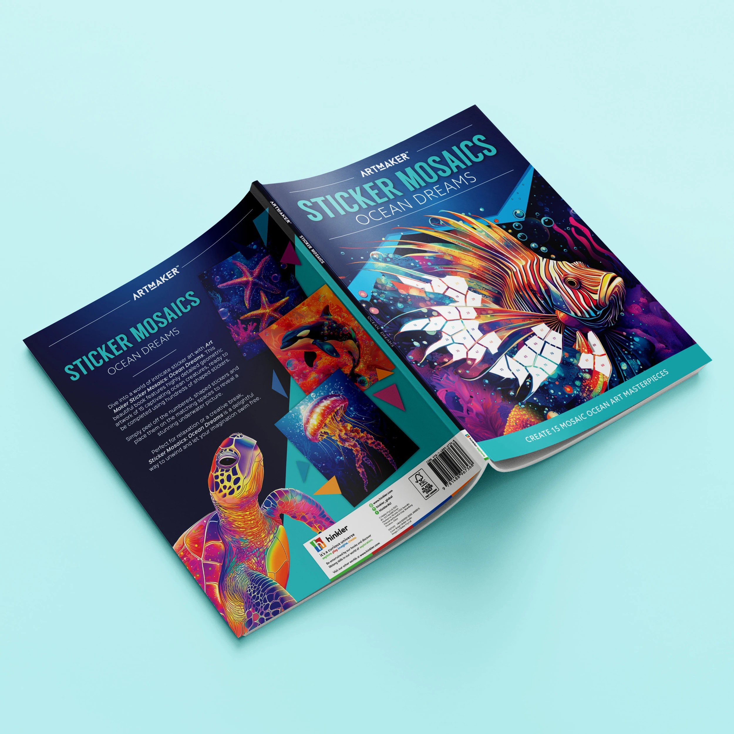 5 Art Maker Sticker Mosaics Ocean Dreams - Book, 5 of 5