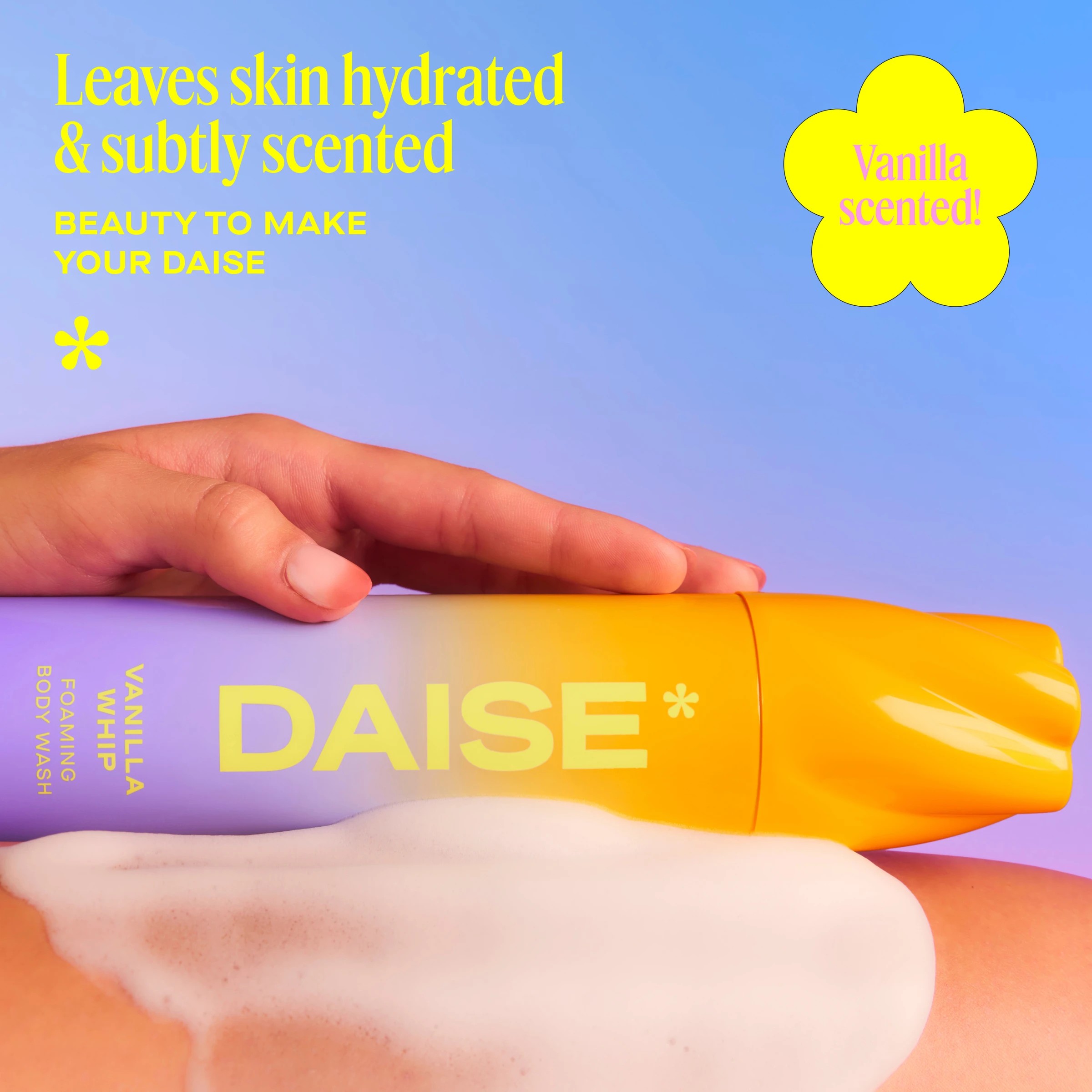 8 DAISE Foaming Body Wash 250g - Vanilla Whip, 8 of 10