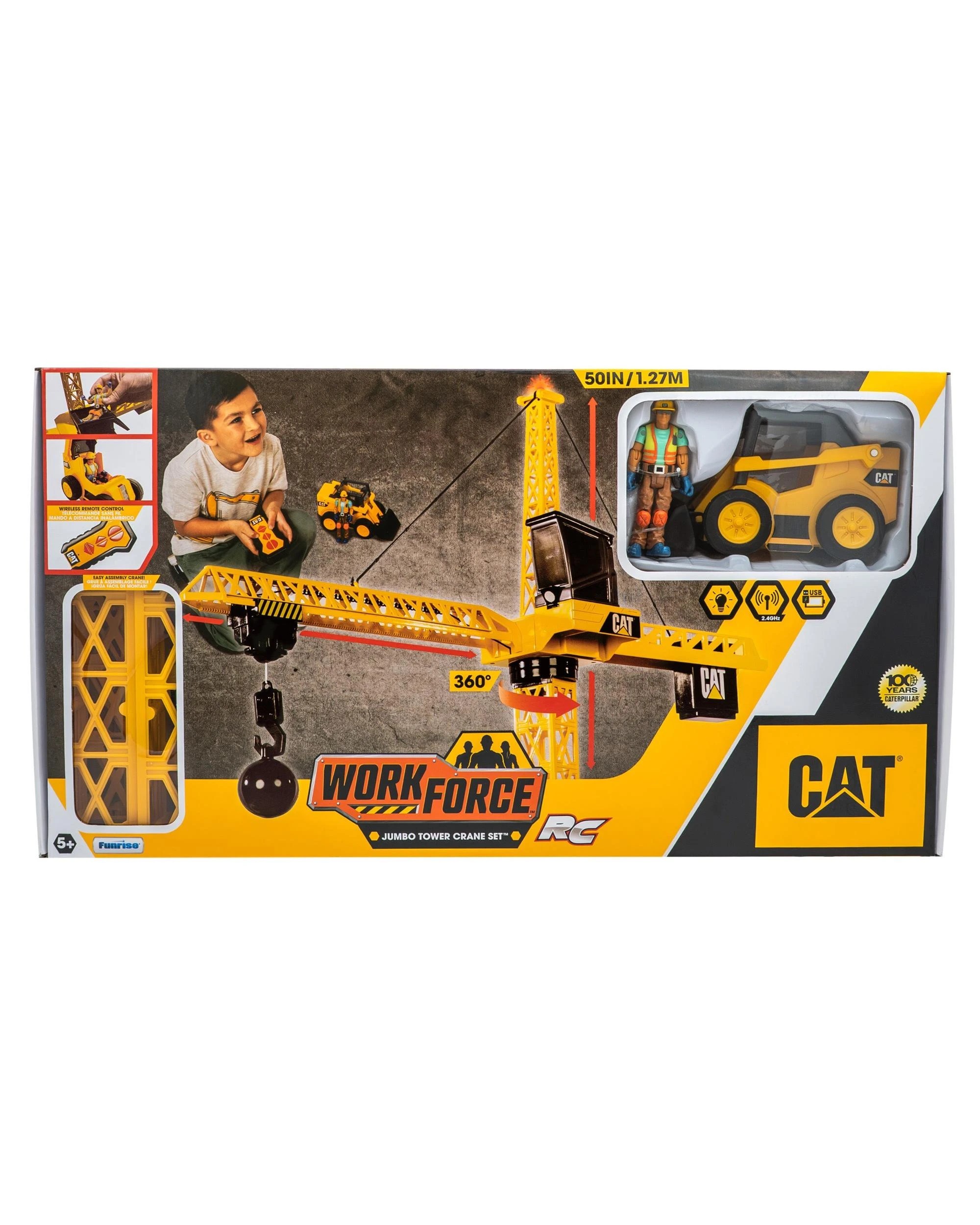 1 CAT WorkForce Jumbo Tower RC Crane Set, 1 of 4
