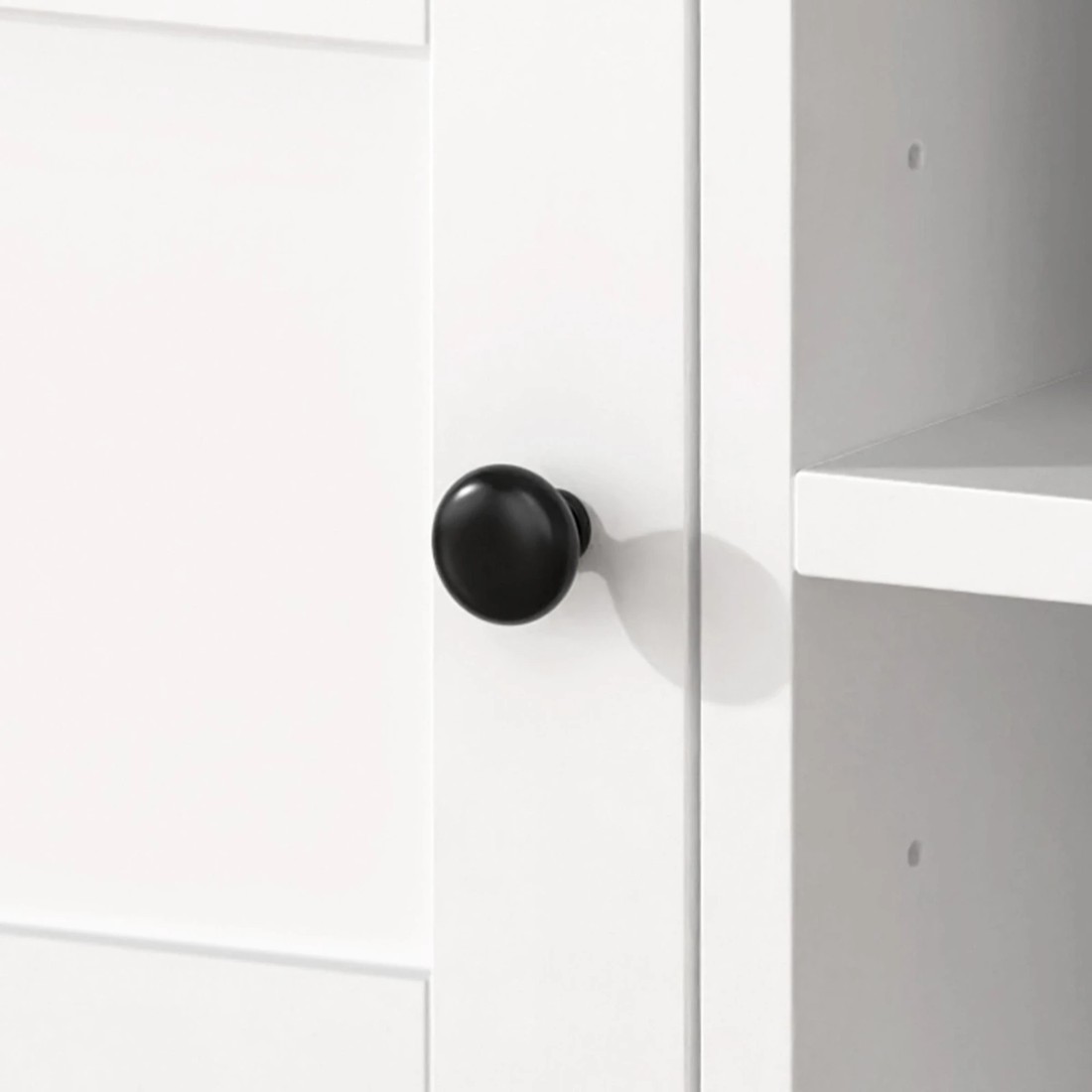 6 Alfordson Entertainment Unit TV Cabinet Stand Hamptons Storage 120cm - White, 6 of 10