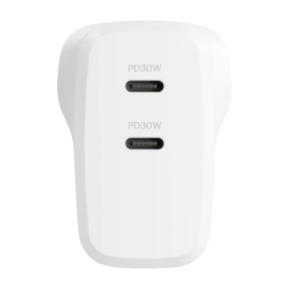 2 Cygnett PowerPlus 60W Dual-Port Wall Charger White, 2 of 4