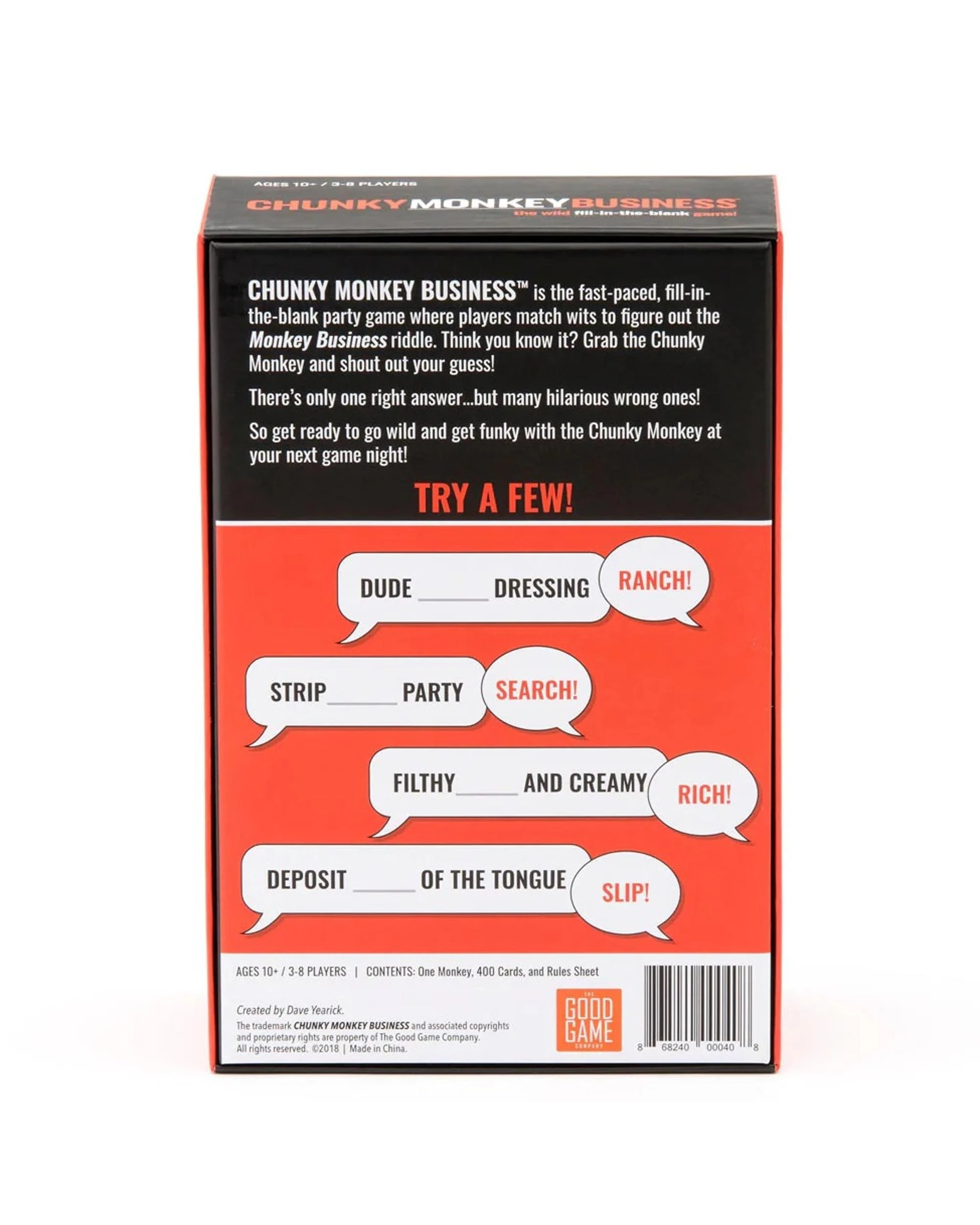 4 Chunky Monkey Business Card Game, 4 of 4