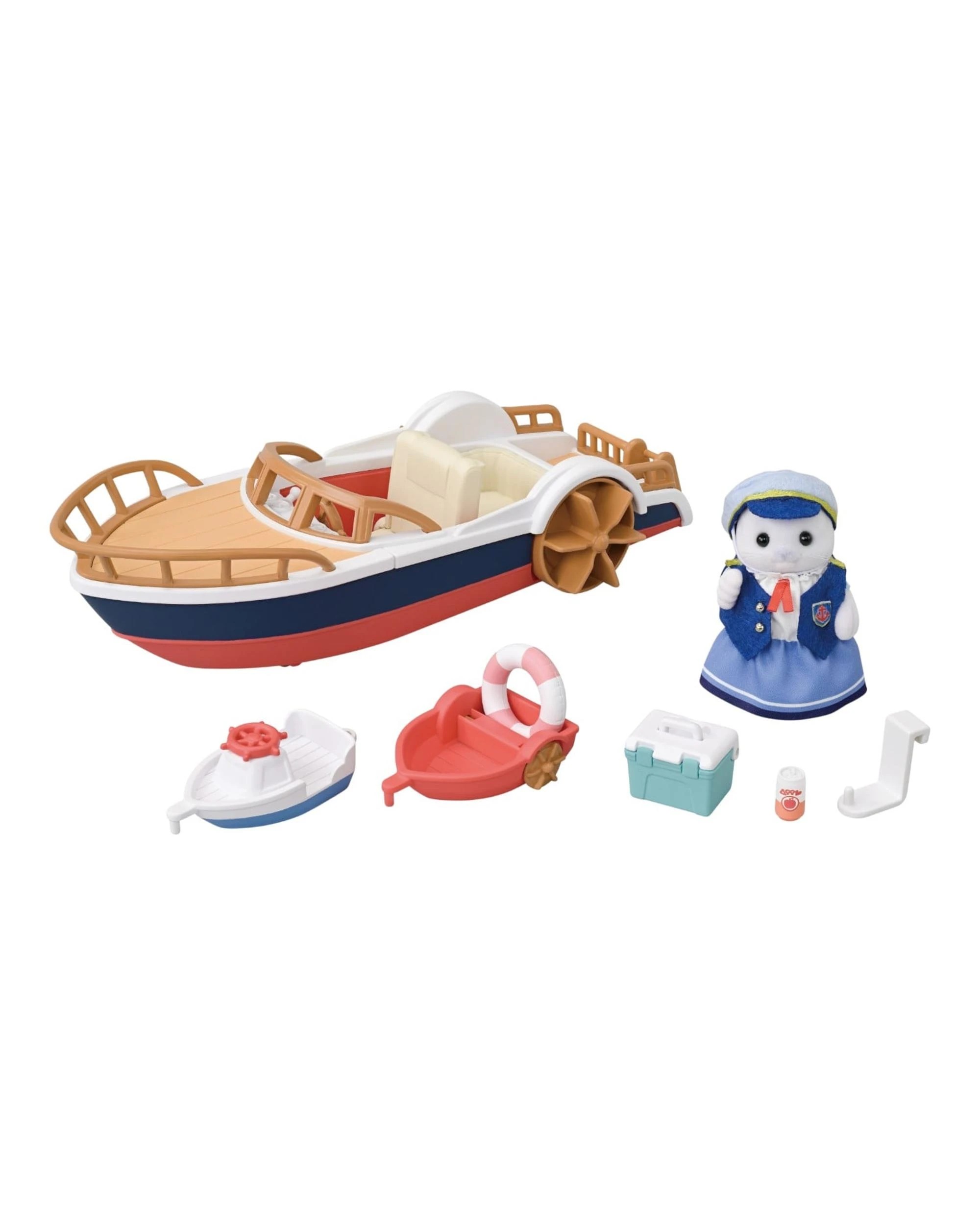 3 Sylvanian Families Seal Sailors Leisure Boat, 3 of 9