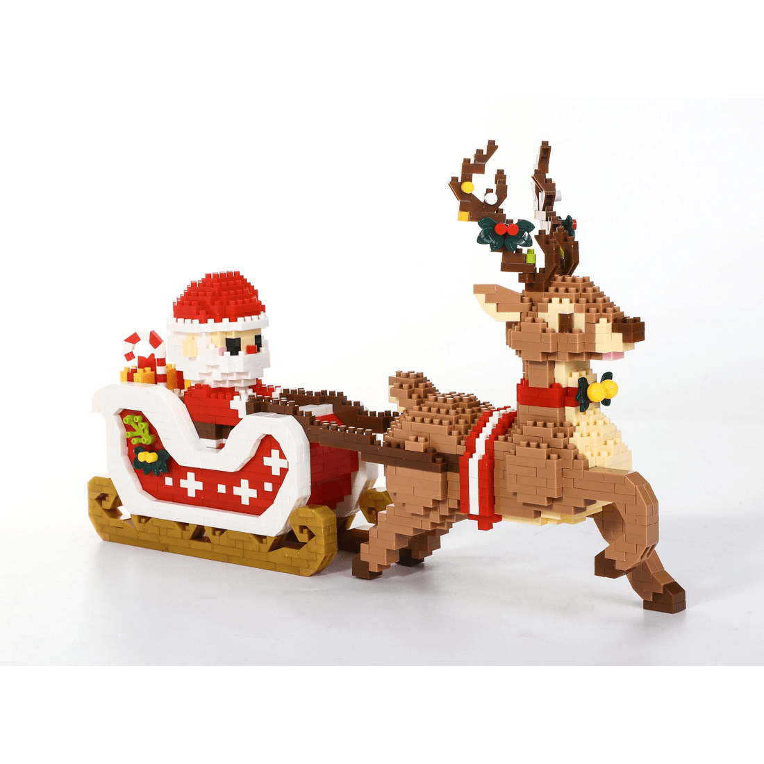 3 1375 Piece Mini Blocks: Reindeer & Santa, 3 of 6