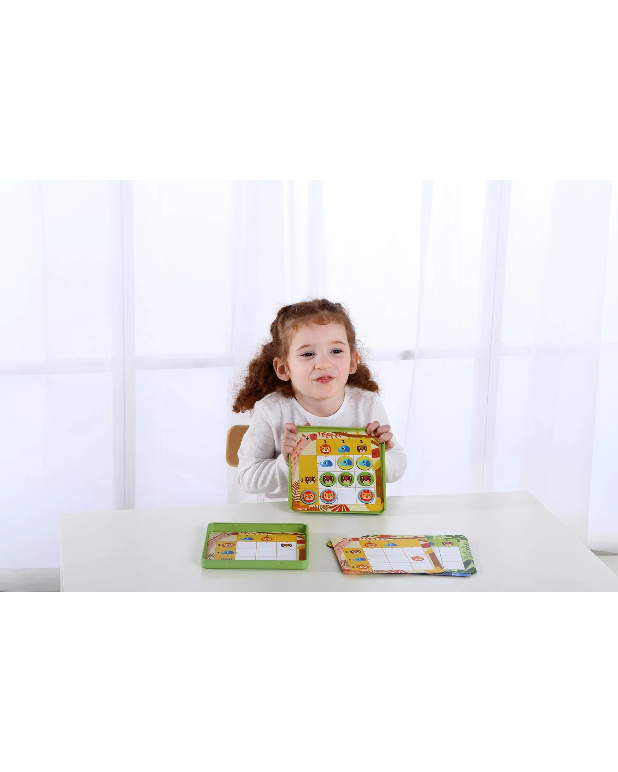 6 Tooky Toy Kids Childrens Forest Themed Sudoku Tabletop Educational Fun Game - Multi, 6 of 7