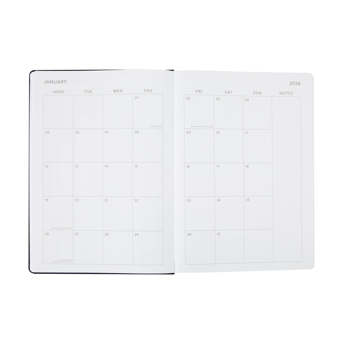 5 2026 Daily Diary - Black, 5 of 8