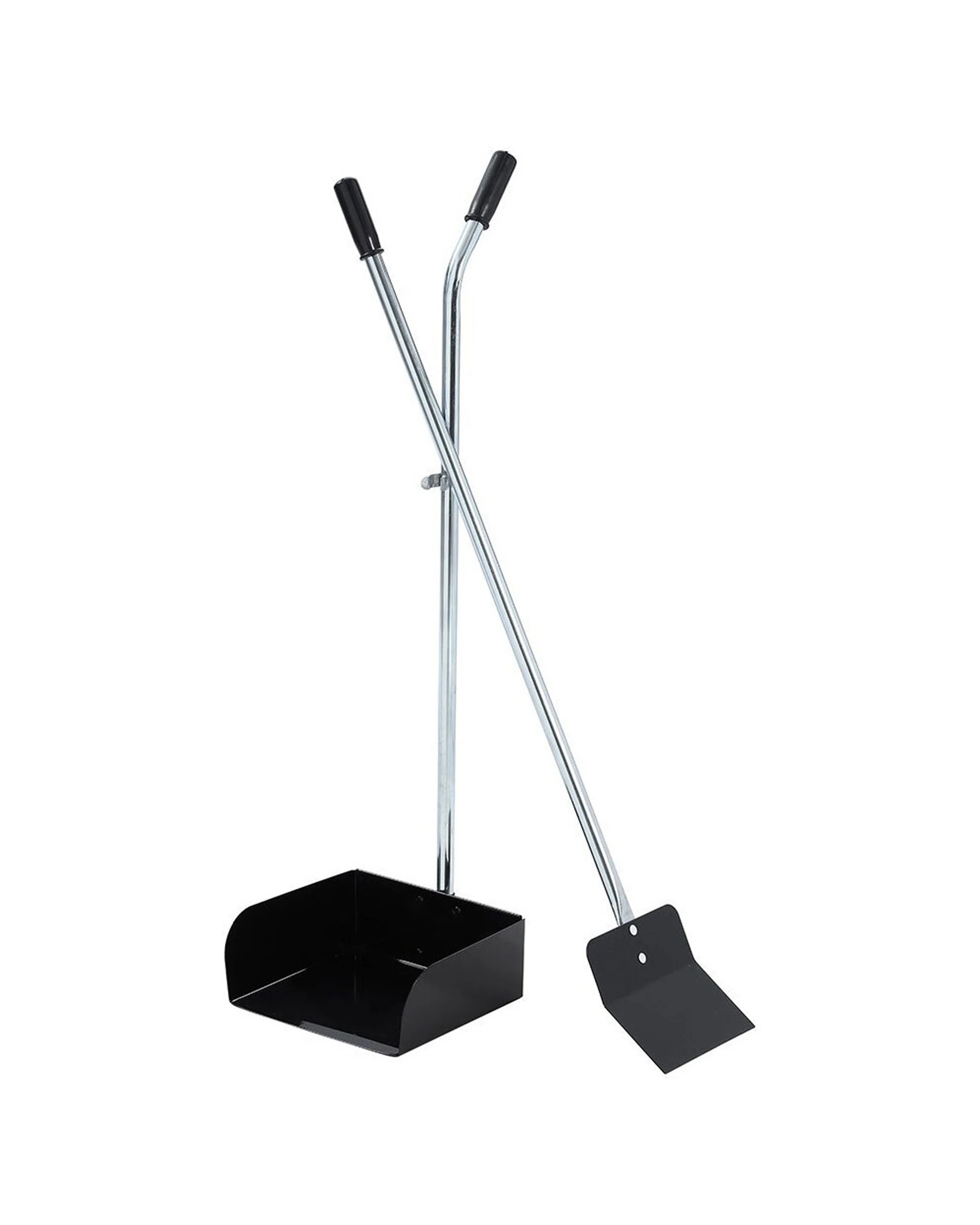 3 Paws And Claws Durable Heavy Duty Metal Pooper Scooper With Dustpan 83cm Long Handle - Black, 3 of 3