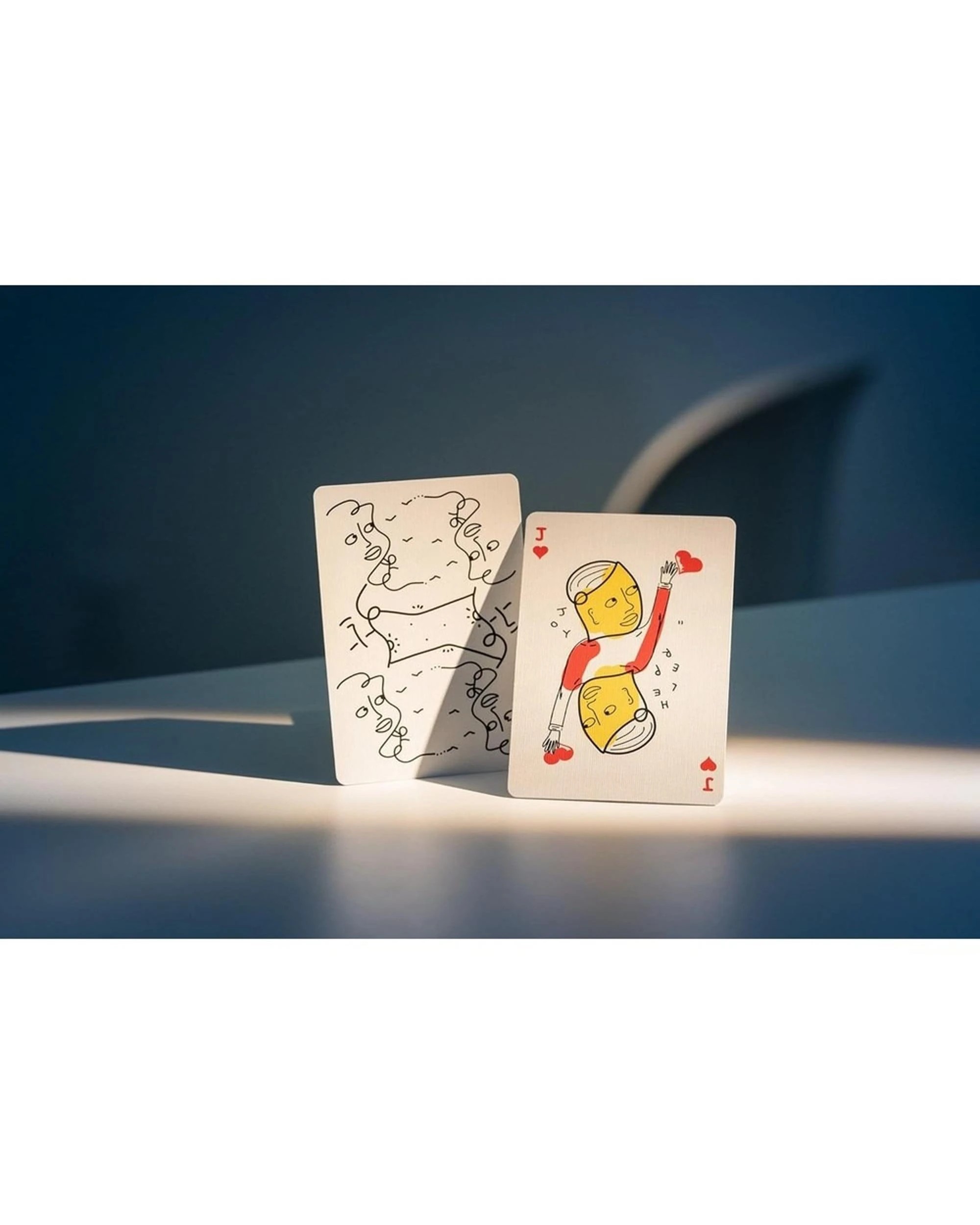 5 theory11 Shantell Martin Playing Cards - White, 5 of 6