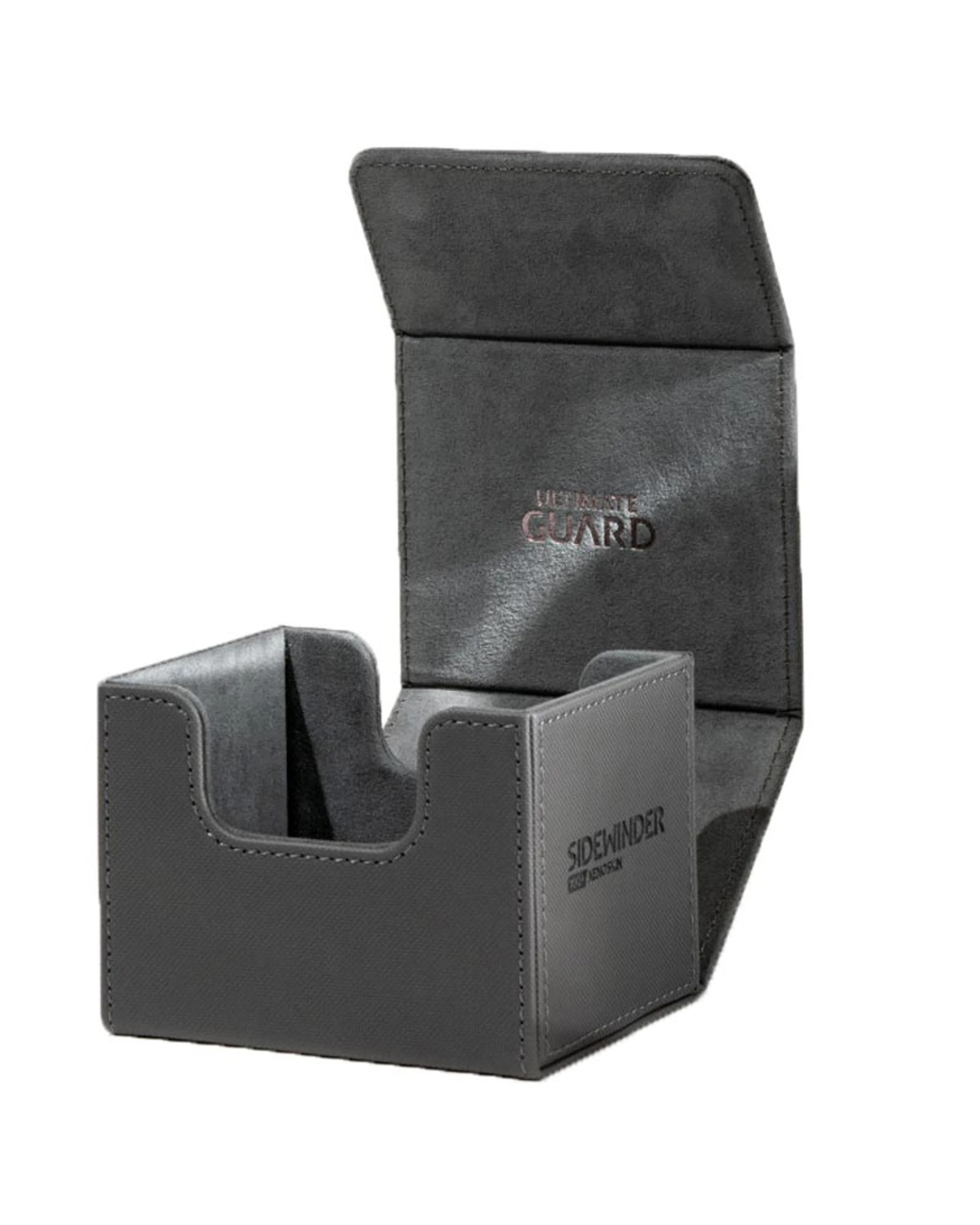 2 Ultimate Guard Sidewinder 100+ Xenoskin Monocolor Deck Box - Grey, 2 of 6