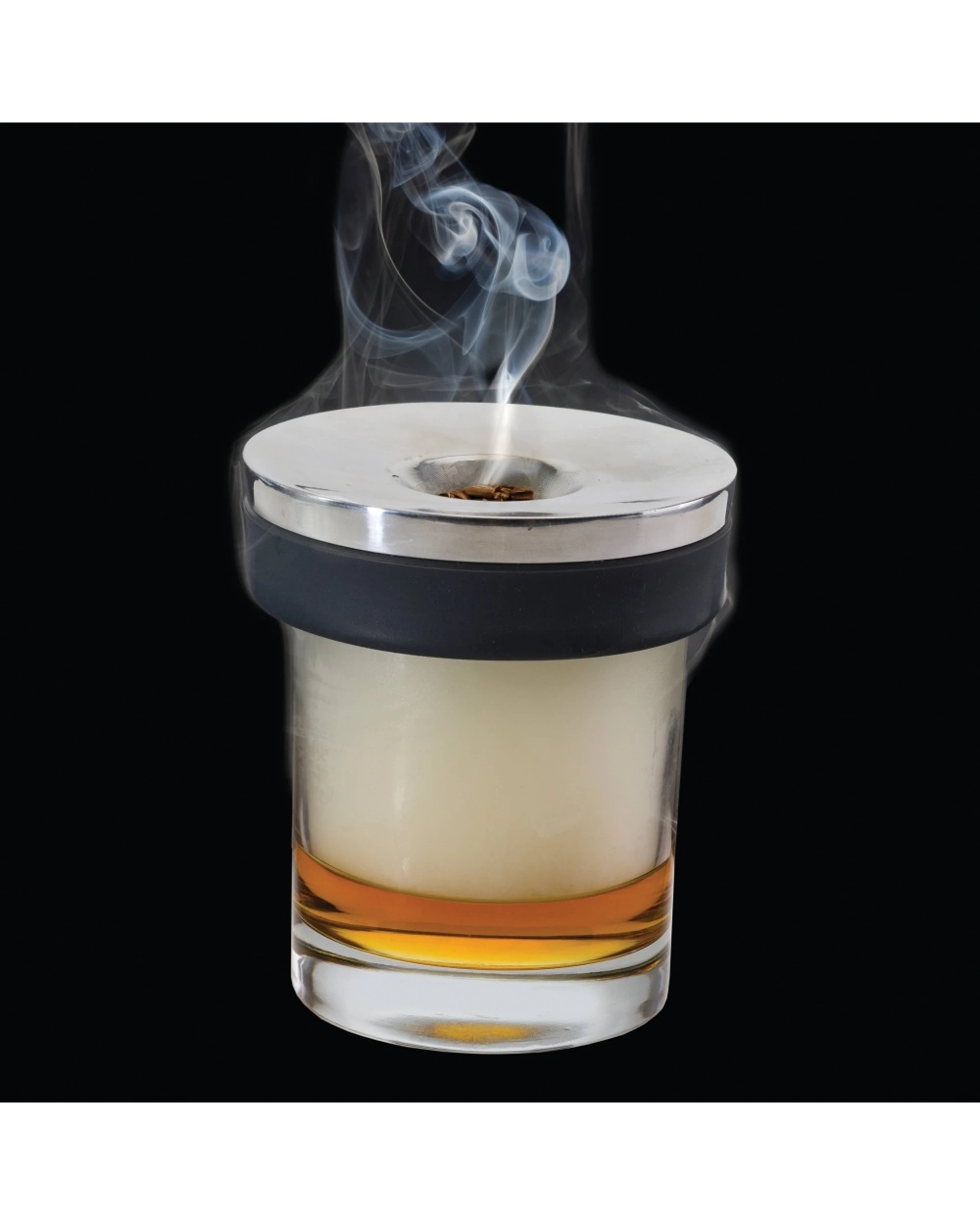 3 Joie Cocktail Smoker Smoke Flavour Durable Compact Easy Clean - Silver, 3 of 6